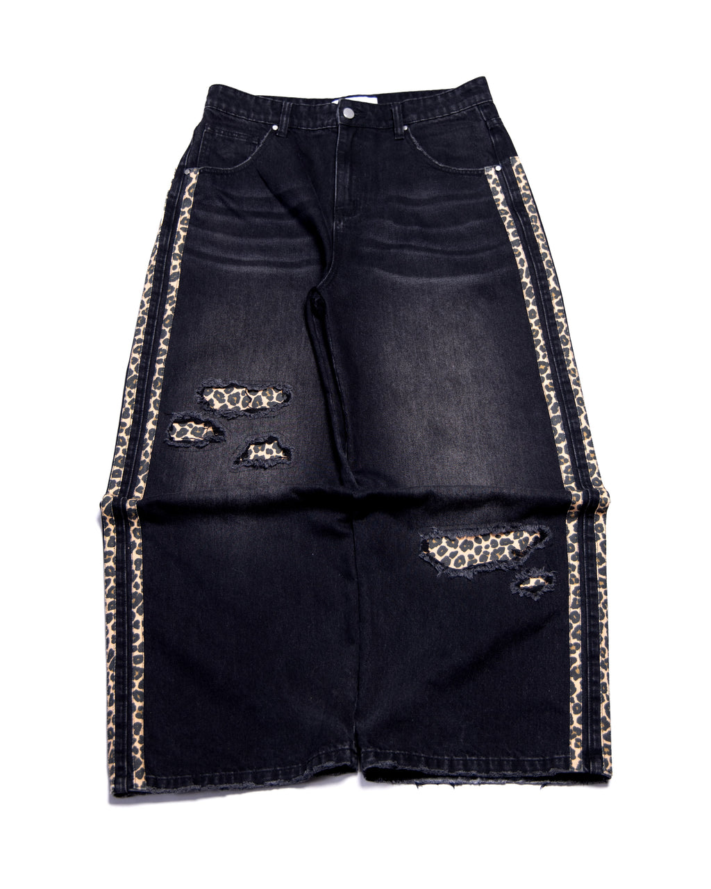 Fractured Denim (Leopard)