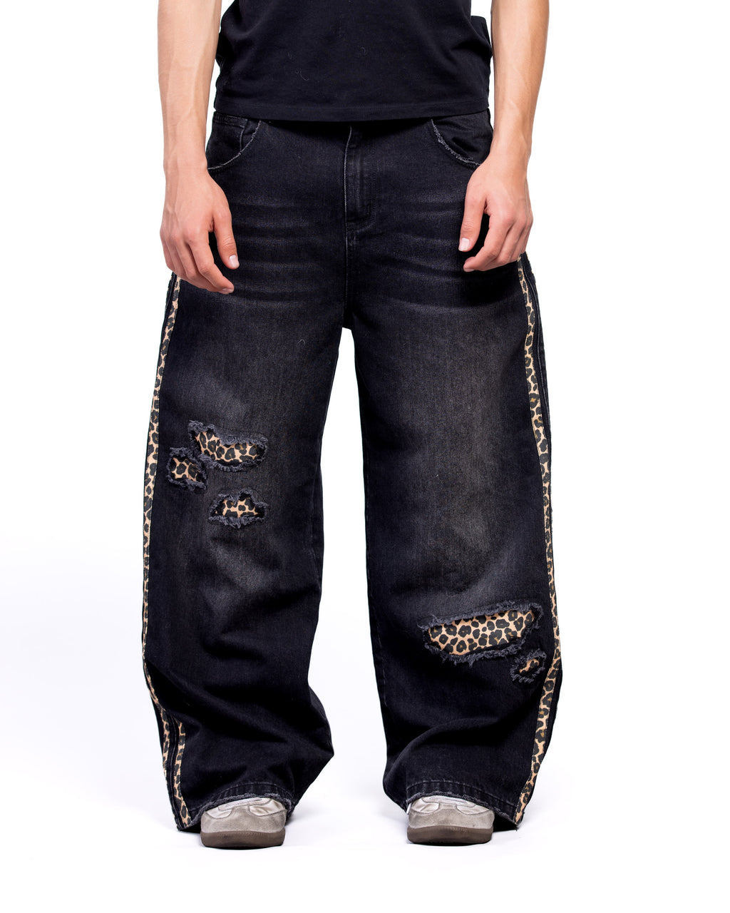 Fractured Denim (Leopard)
