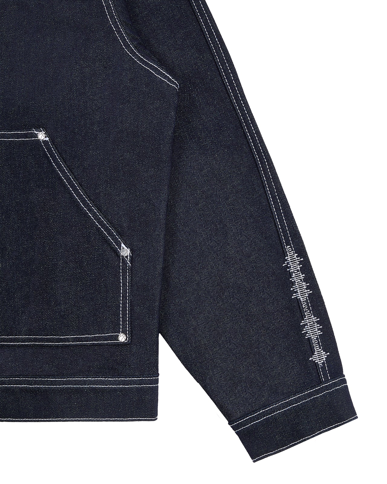DISC RAW DENIM JACKET [14OZ]