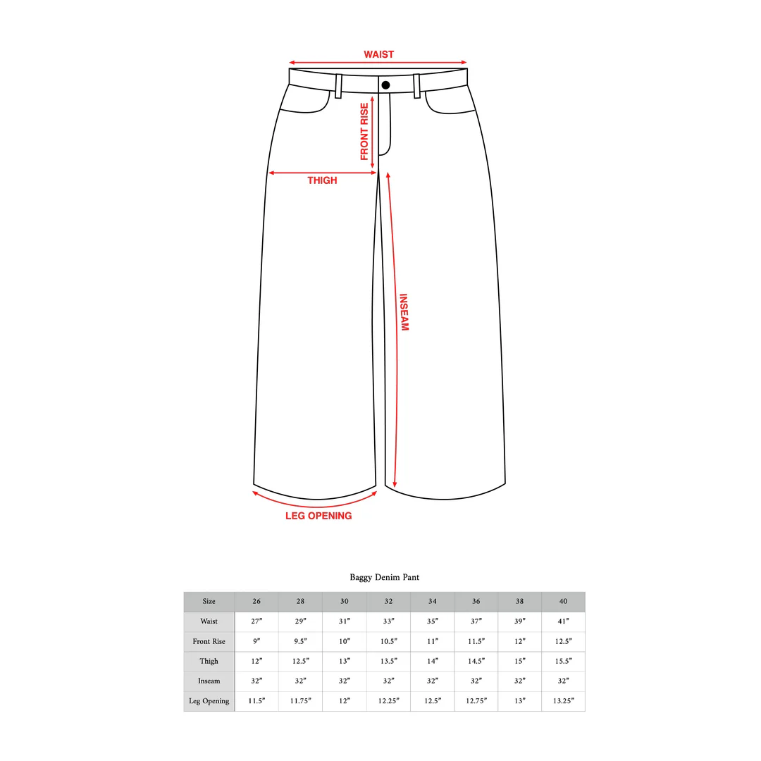 Light Baggy Denim
