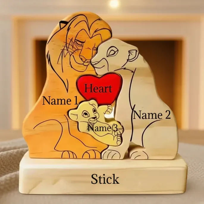 ✨Personalized Family Custom Model - Lion, Bear, Elephant🦁🧸🐘
