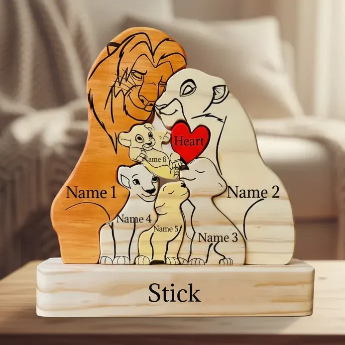 ✨Personalized Family Custom Model - Lion, Bear, Elephant🦁🧸🐘