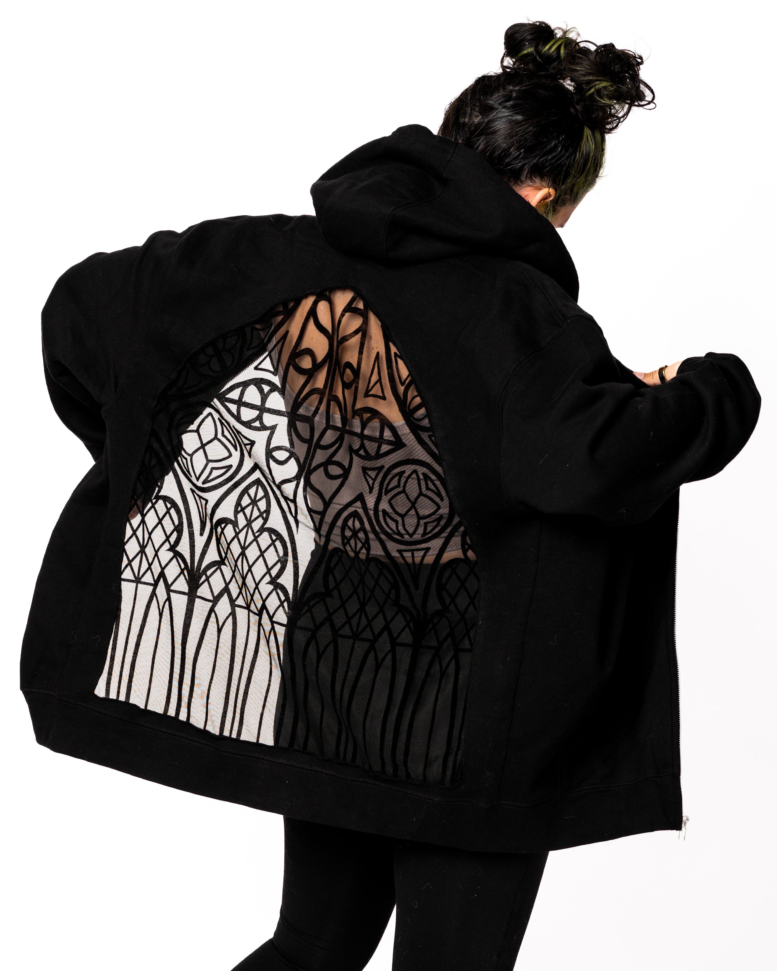 THE CATHEDRAL WINDOW HOODIE
