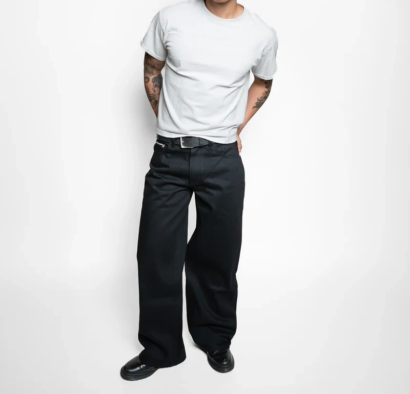 UNIFORM CUT JAPANESE RELAXED SELVEDGE JEANS