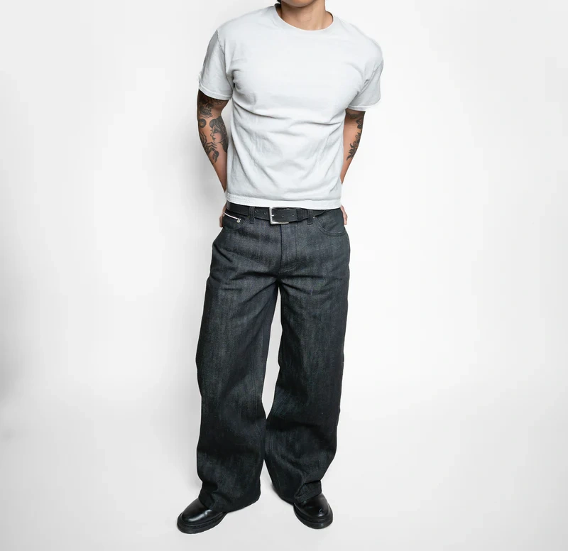 UNIFORM CUT JAPANESE RELAXED SELVEDGE JEANS