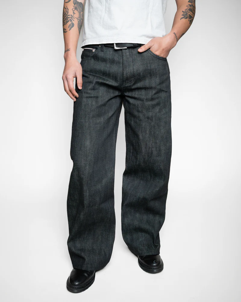 UNIFORM CUT JAPANESE RELAXED SELVEDGE JEANS