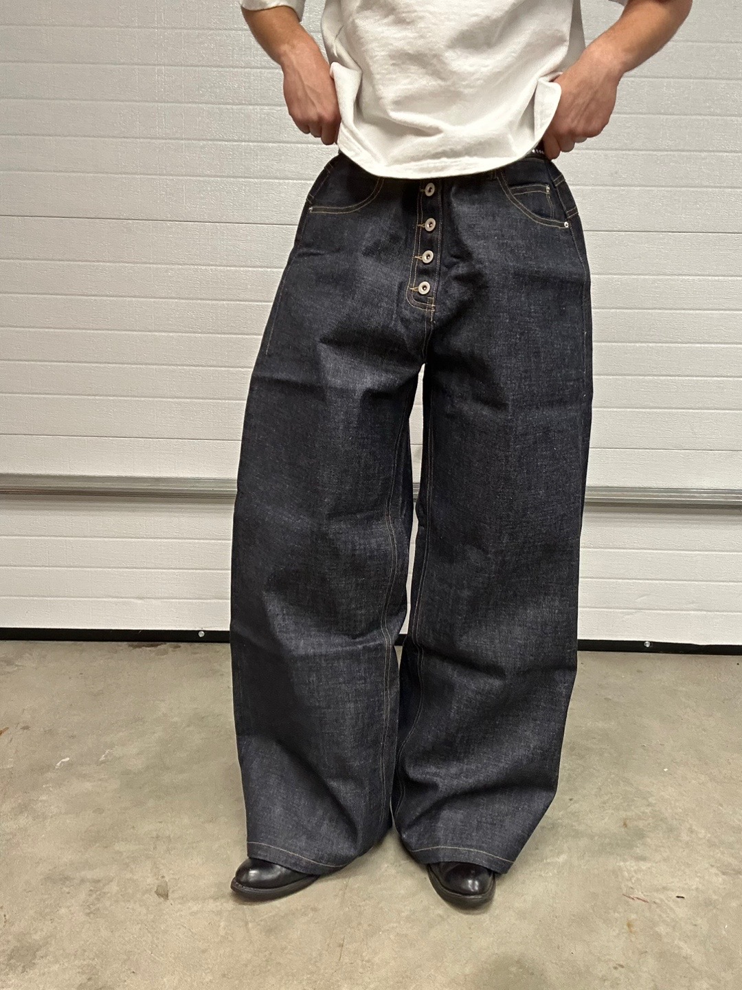15oz straight leg selvedge