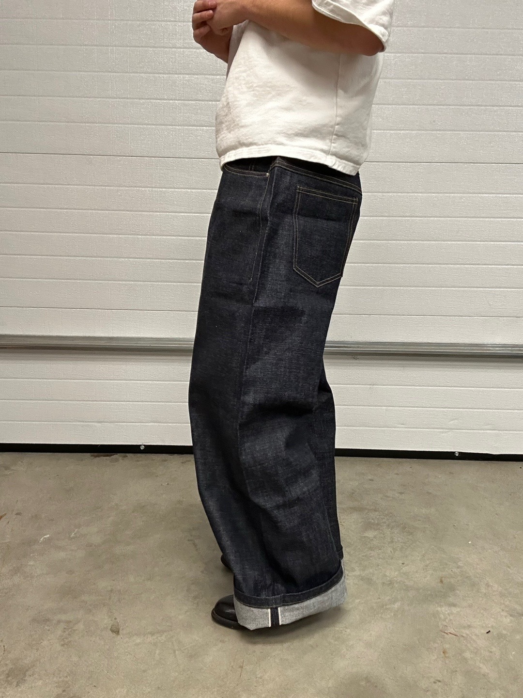 15oz straight leg selvedge