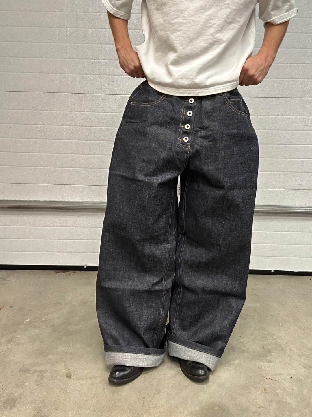 15oz straight leg selvedge