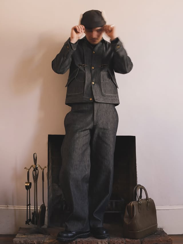 Selvedge Denim Clasp Jacket