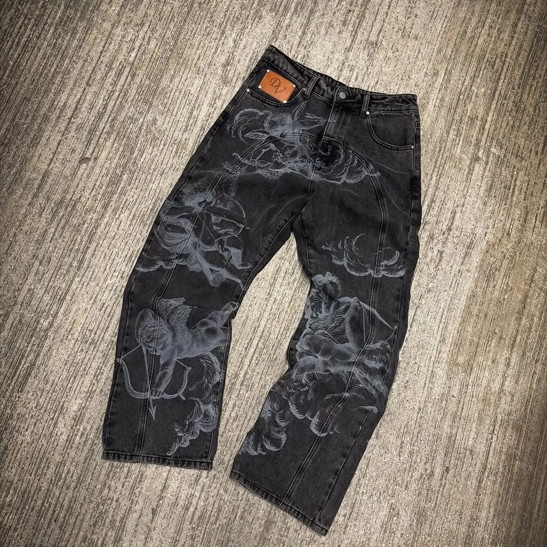 "DEO VOLENTE" ANGEL JEANS - BLACK V2