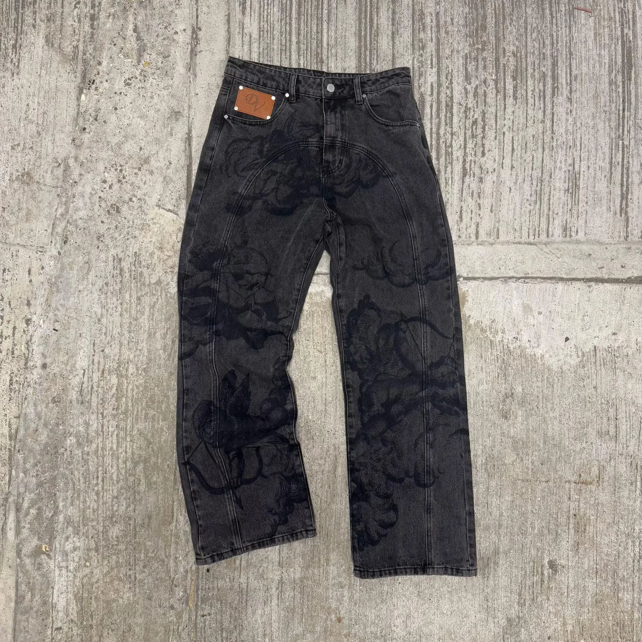"DEO VOLENTE" ANGEL JEANS - BLACK V2