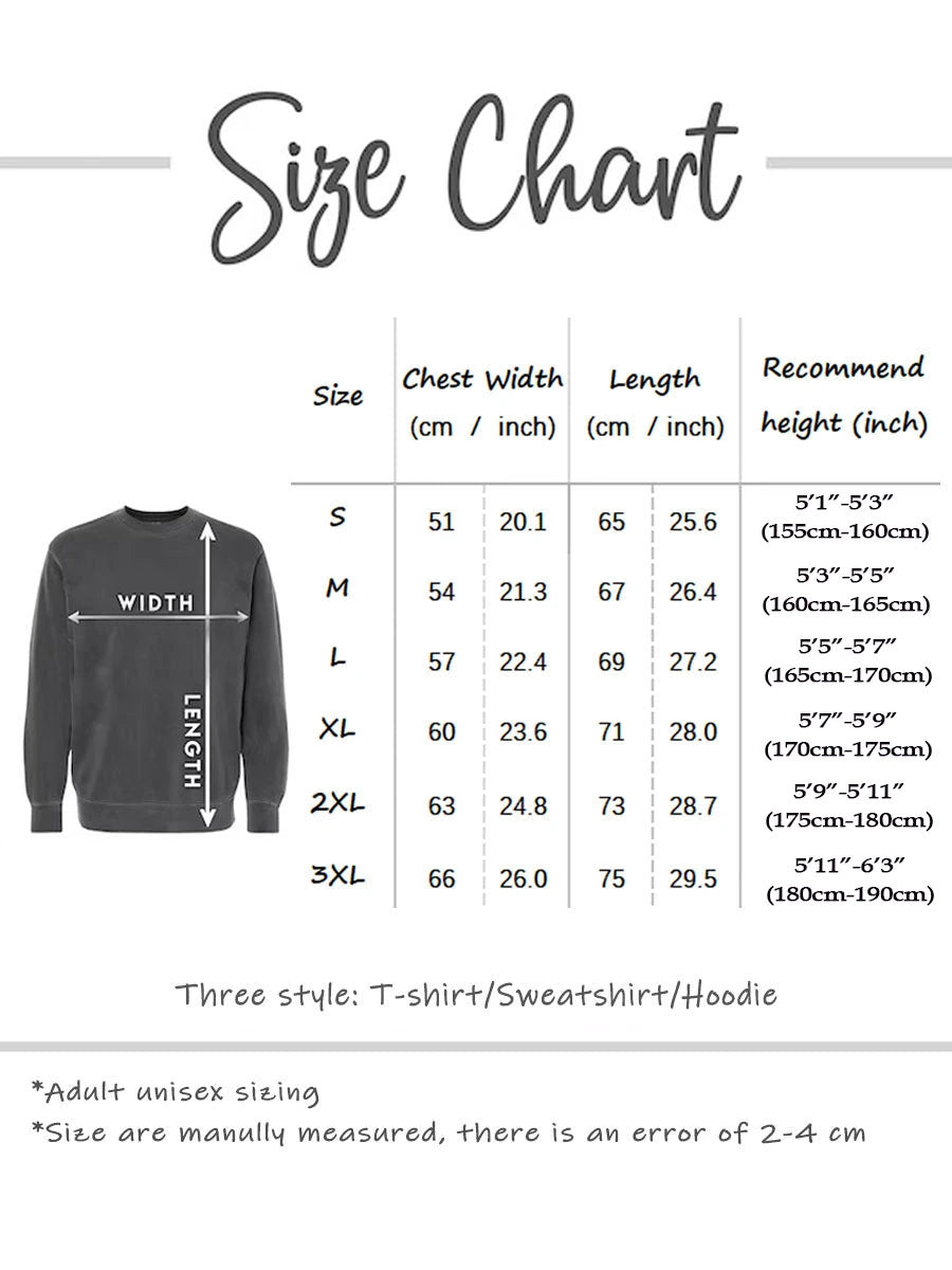 Personalized Photo Outline Embroidered DAD Sweatshirt Father's Day Gift