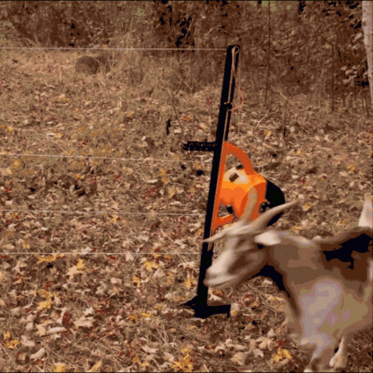 CZ1-Přenosný solární inteligentní elektronický plot pro omezení pohybu zvířat, vyhýbání se divokým zvířatům, dočasné oplocení polí, rychlá a snadná instalace, bezpečný a všestranný