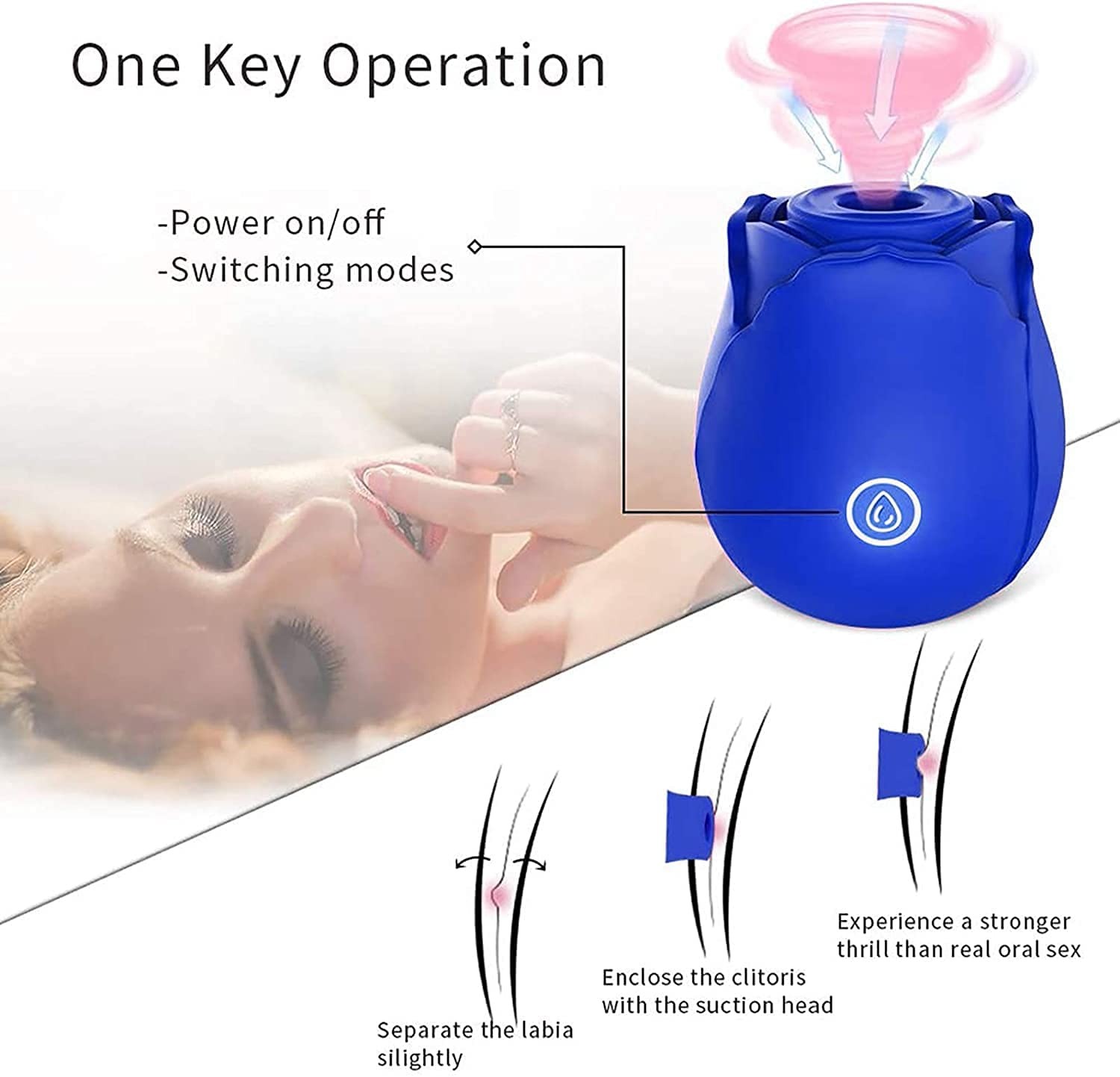 Klein Blue Rose Toy