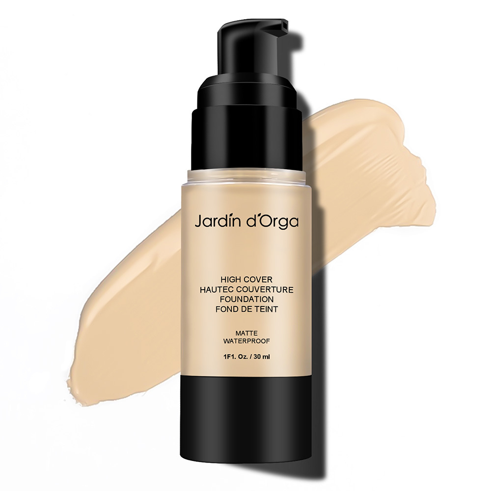 #02 Sand Beige Matte Waterproof Liquid Foundation