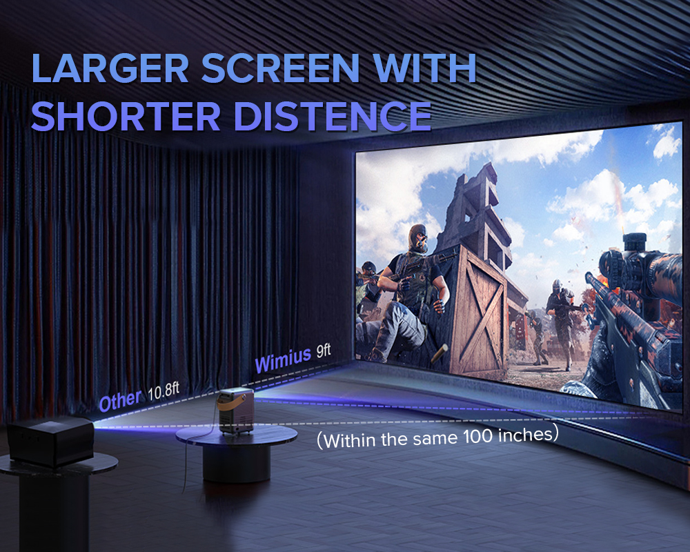 1080P Portable Movie Projector