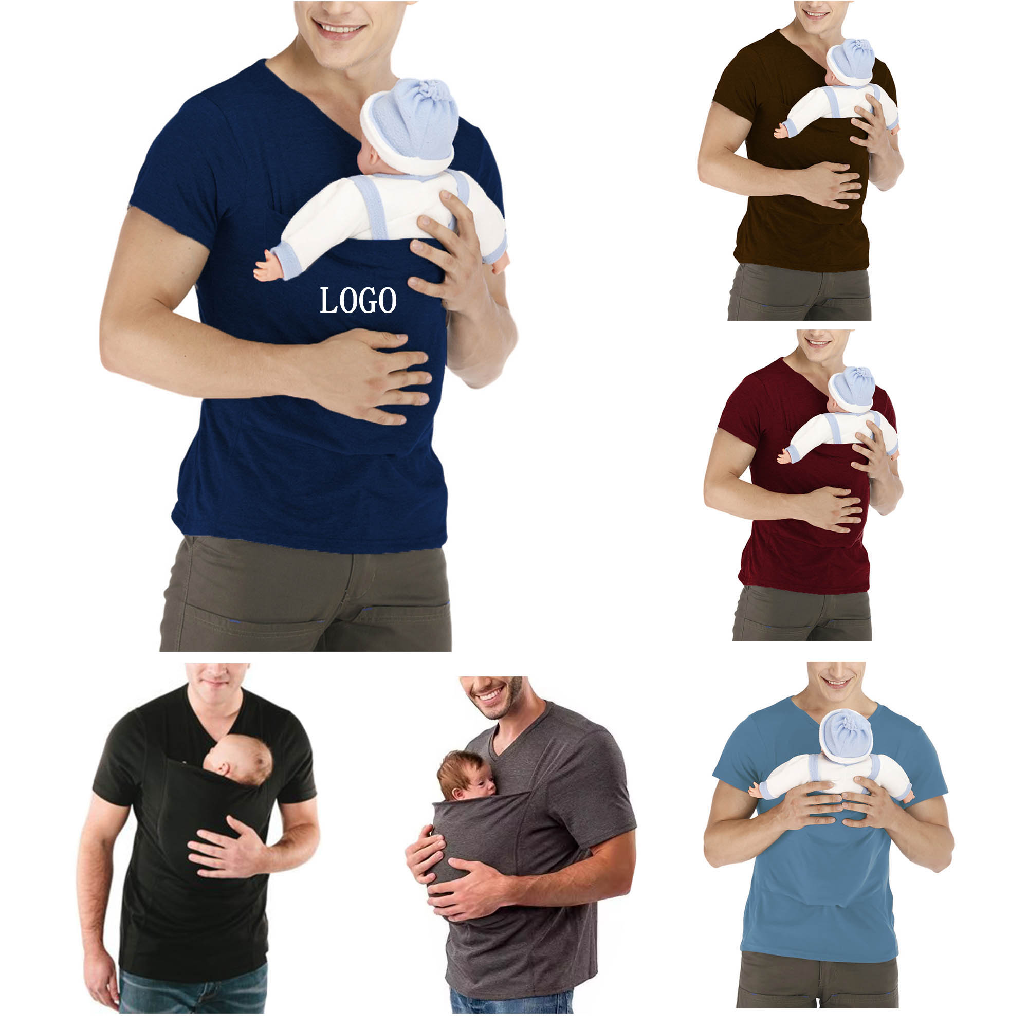 Multifunctional Kangaroo Tank Top Dad T Shirt