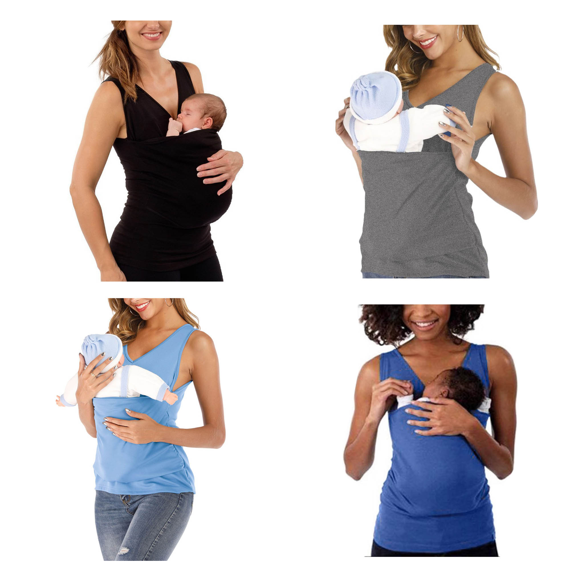Multifunctional Kangaroo Tank Top Dad T Shirt