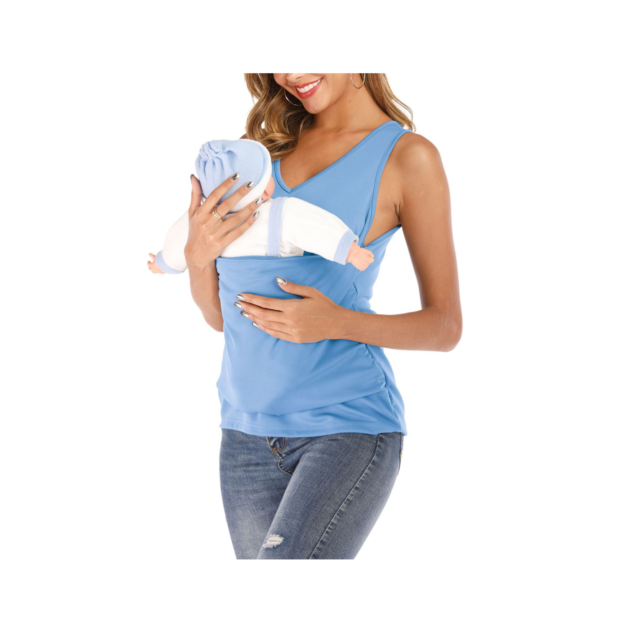 Multifunctional Kangaroo Tank Top Dad T Shirt