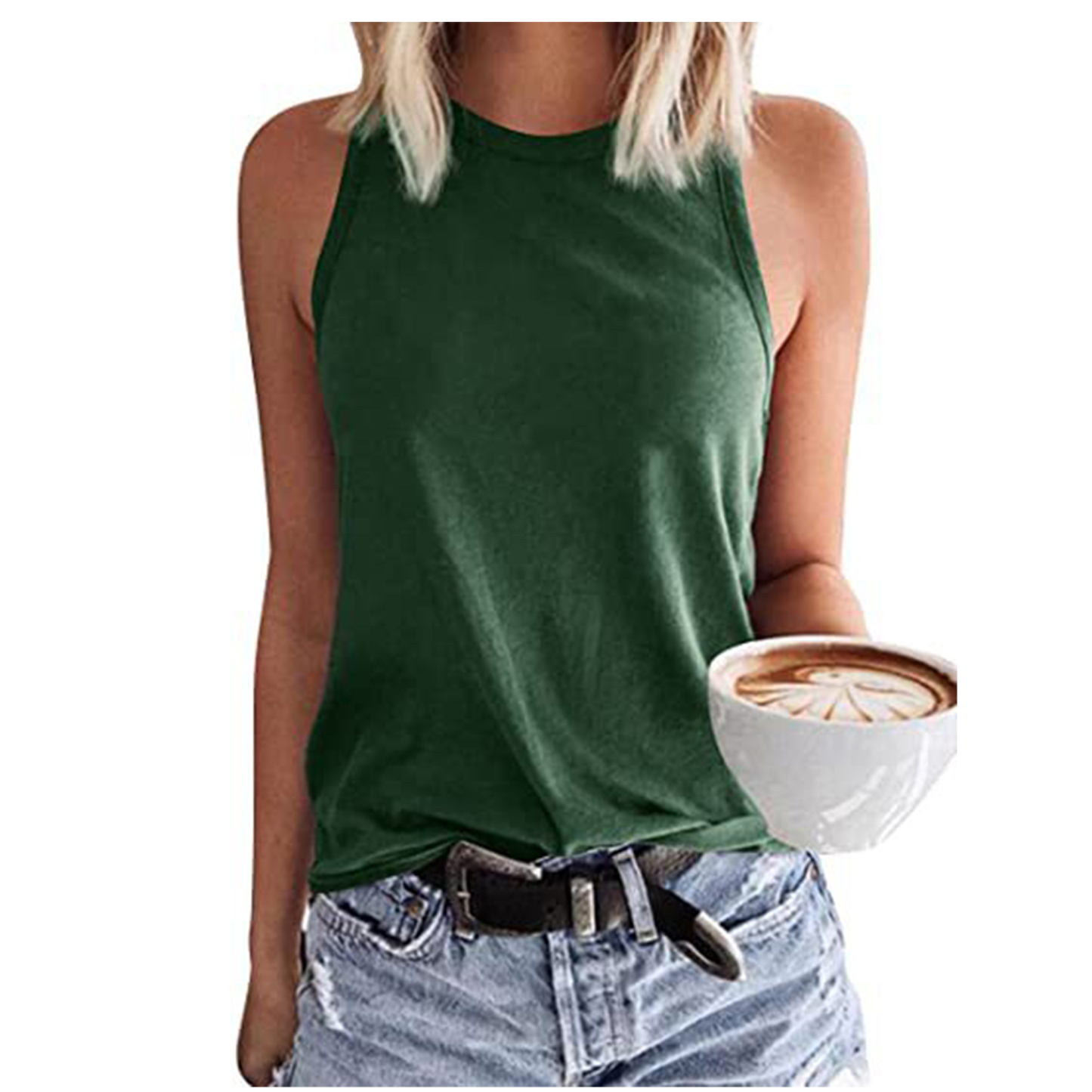 Women's Sleeveless T-Shirt Fashion Vest