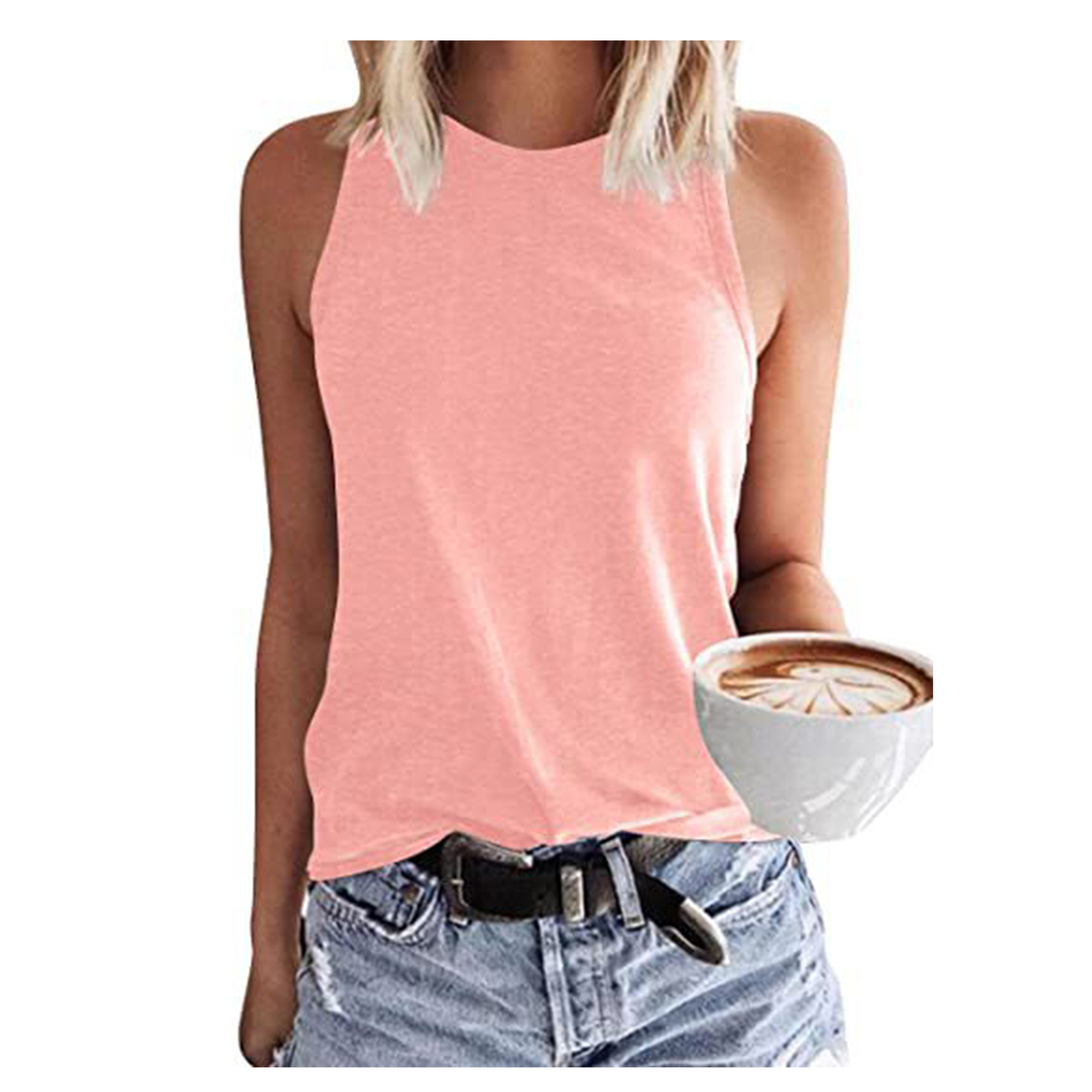 Women's Sleeveless T-Shirt Fashion Vest