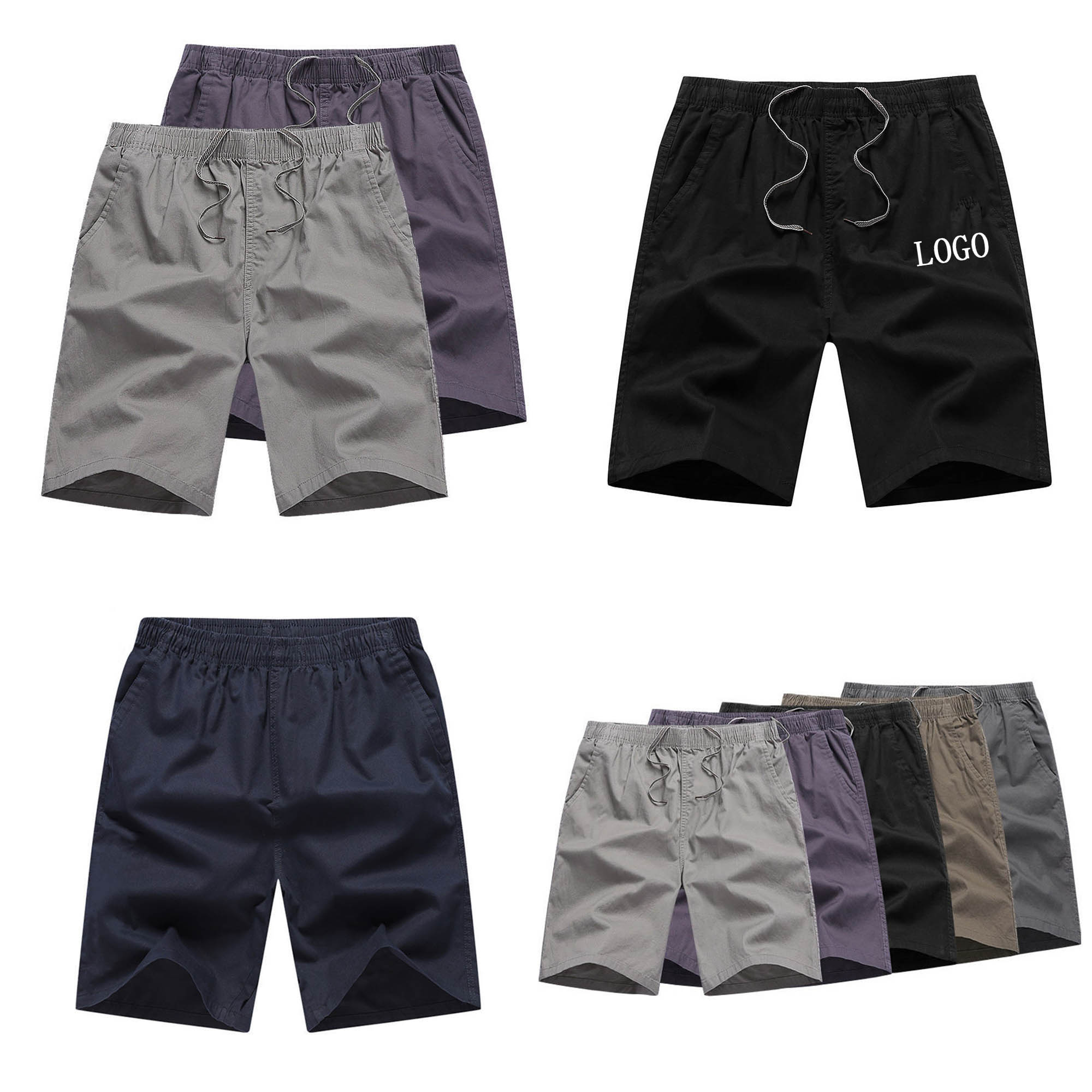Men's Summer Drawstring Casual Shorts