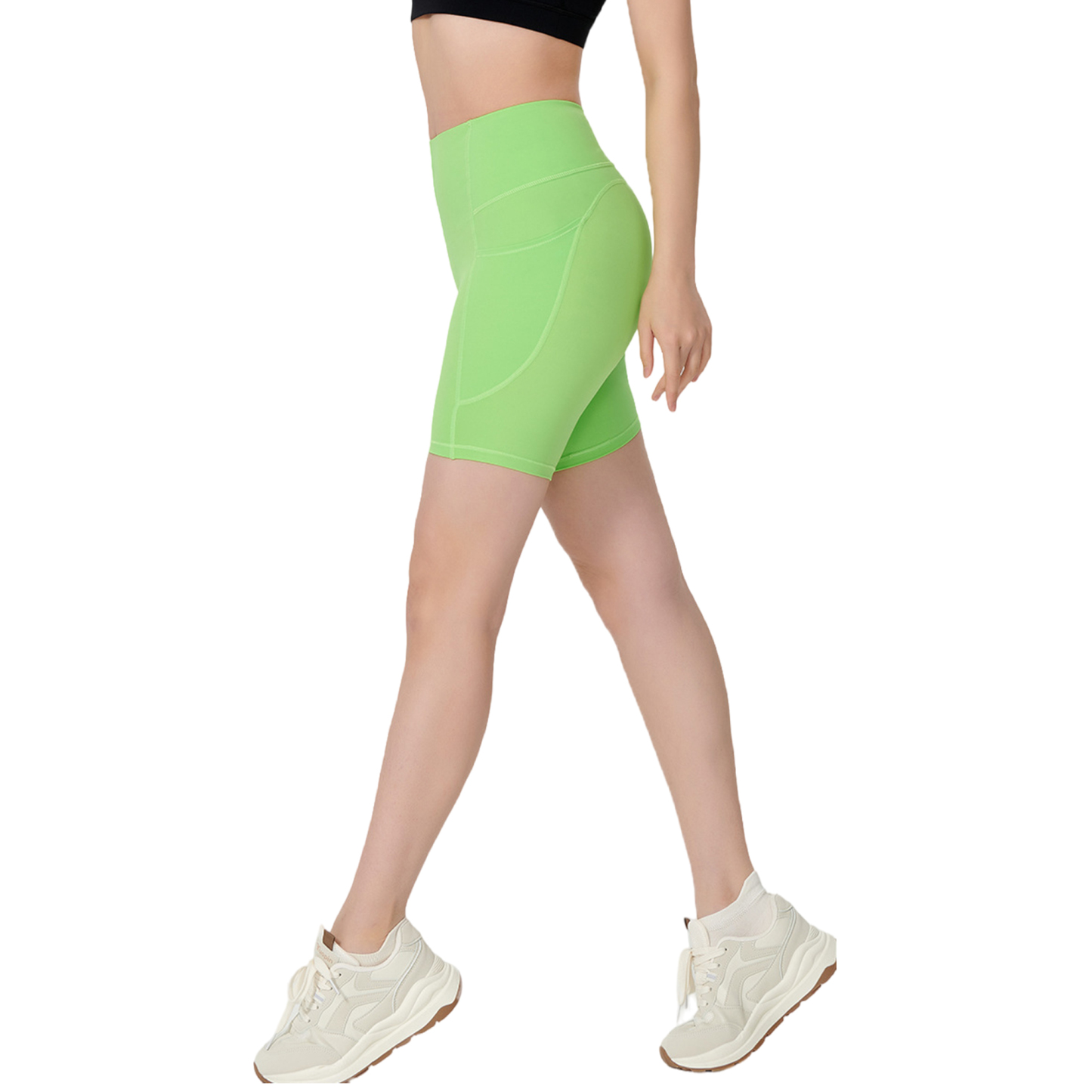 Yoga Shorts With Pocket