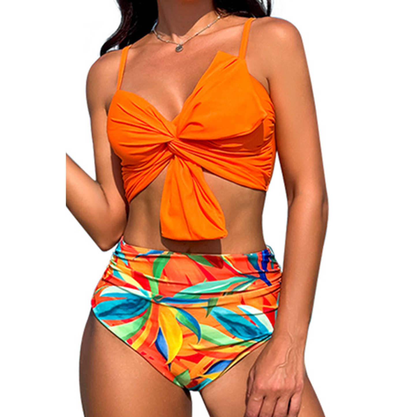 2 Piece High Waist Bikini Set