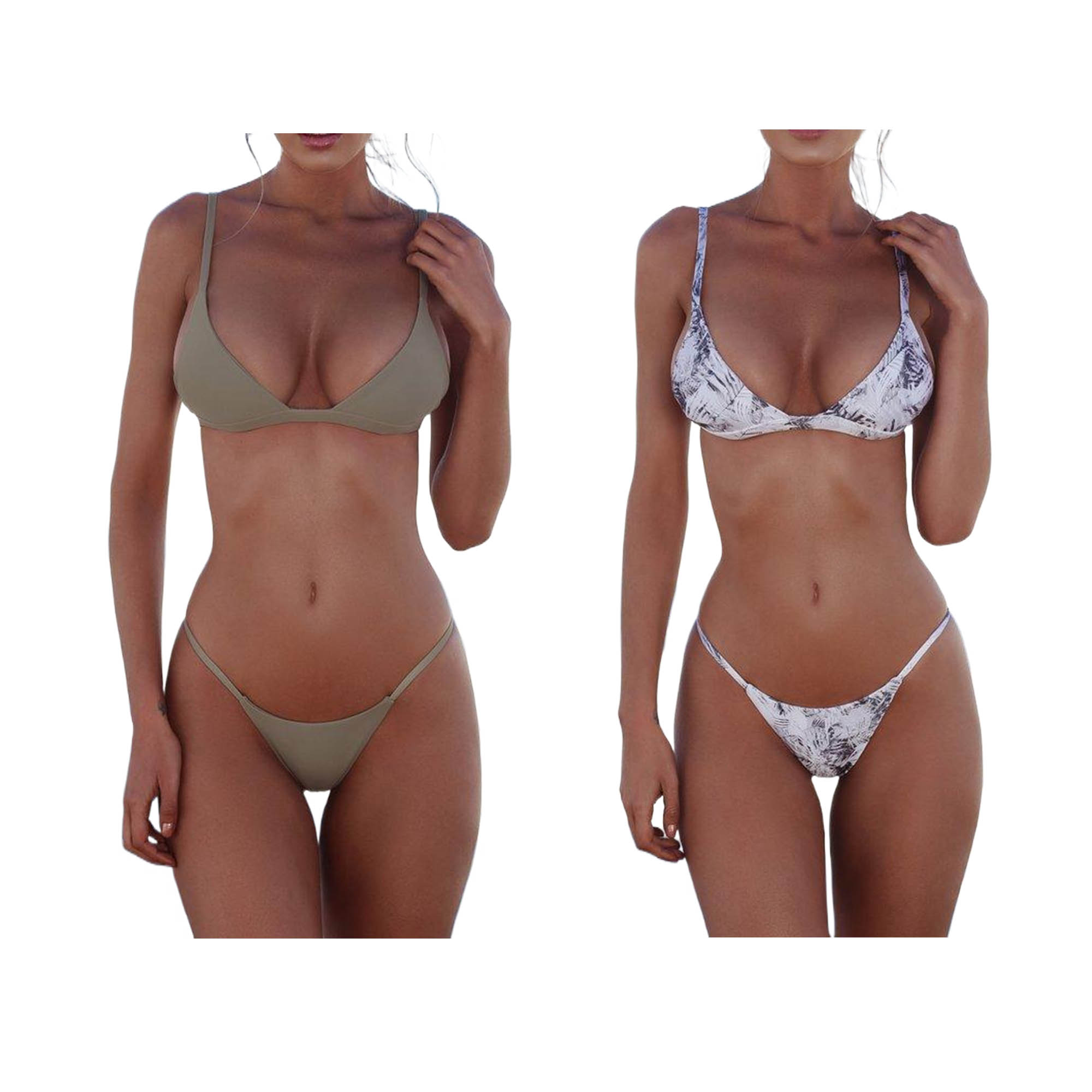 Two Piece Swimsuit Sexy String Bikini Set