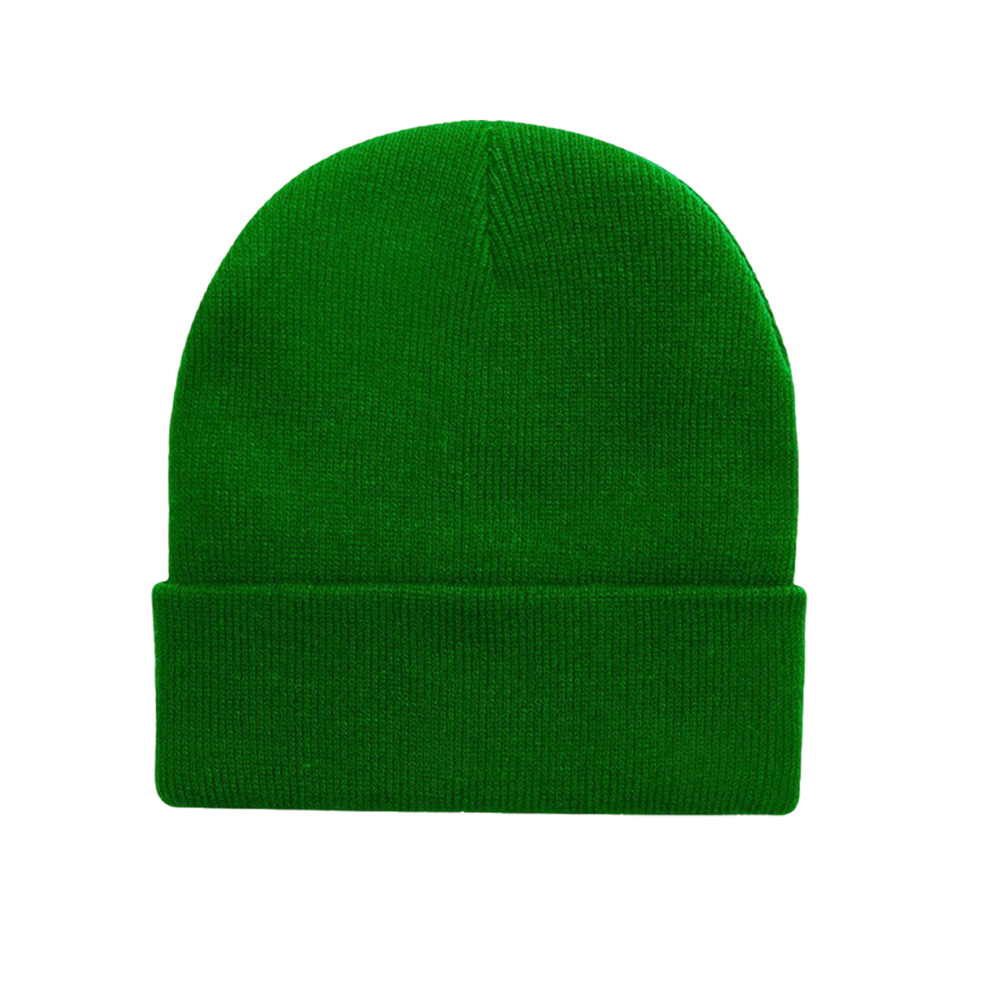 Acrylic Knit Beanie With Cuff 