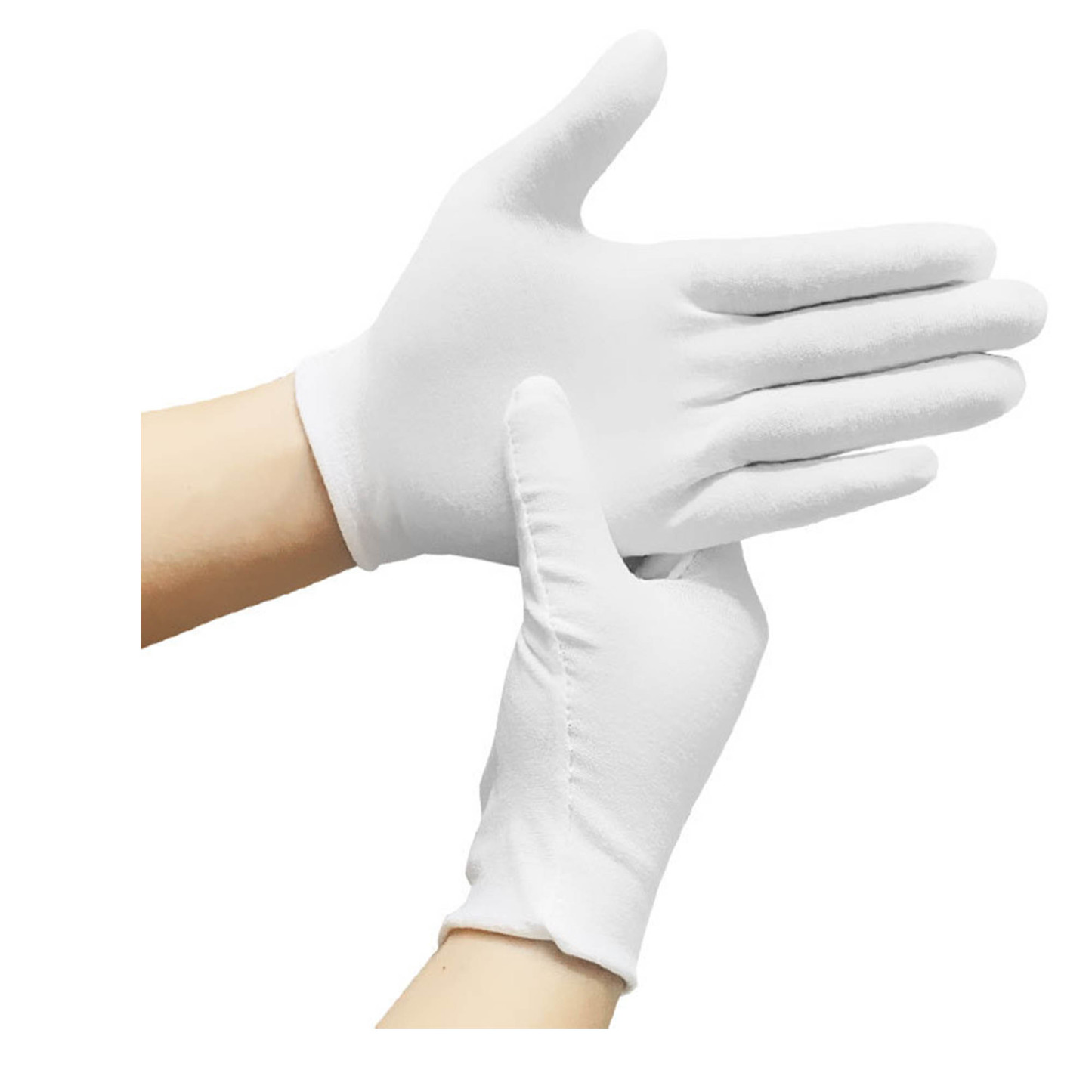 White Cotton Work Gloves