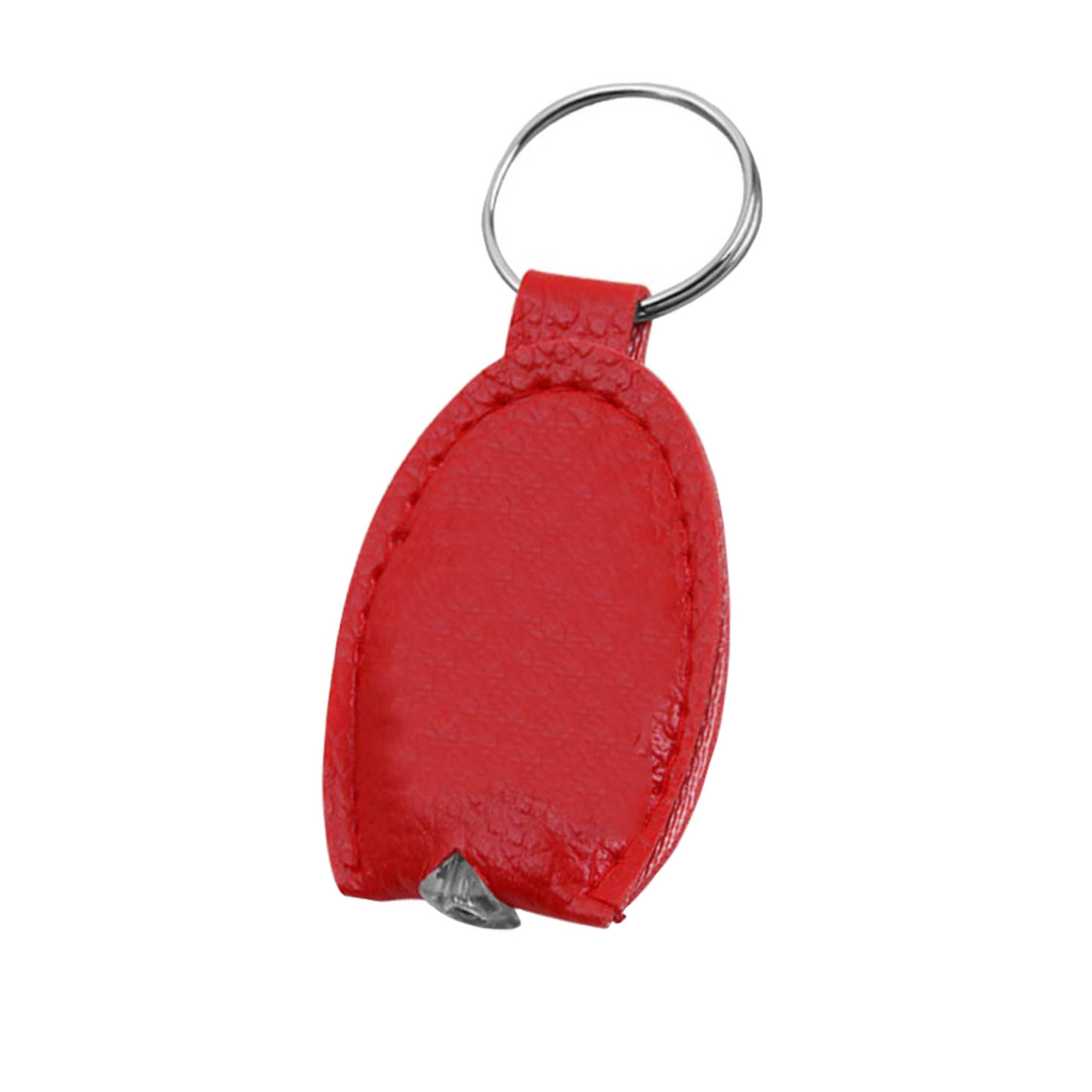 Portable Leather Keychain Flashlight