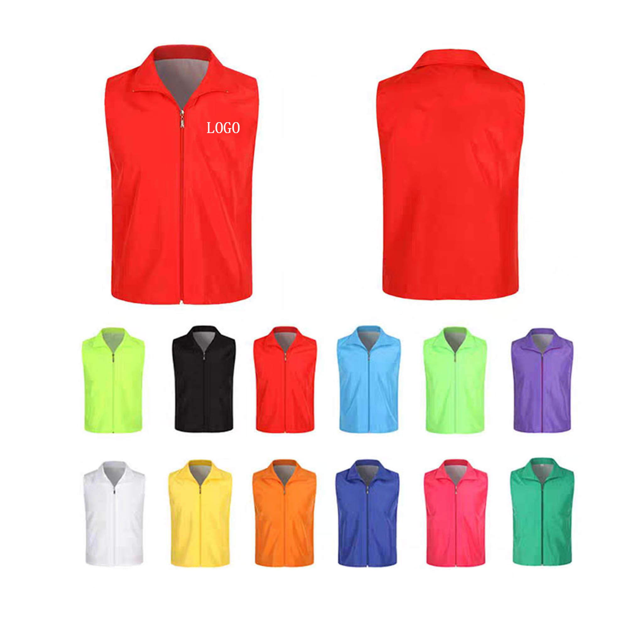 Unisex Advertising Vest VOLUNTEER T-Shirt