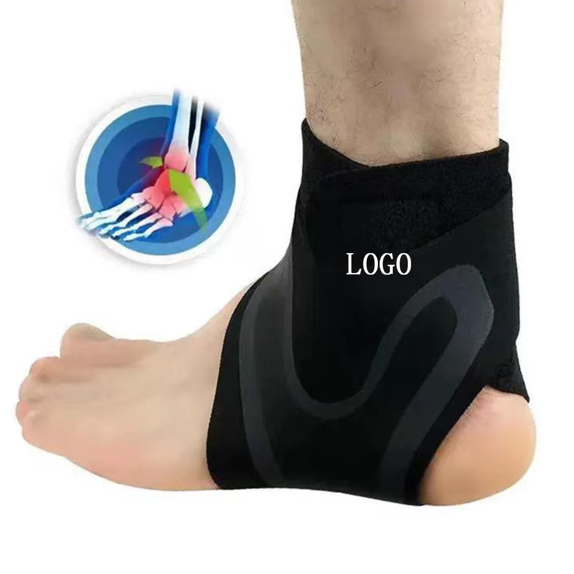 Ankle Brace With Adjustable Wrap