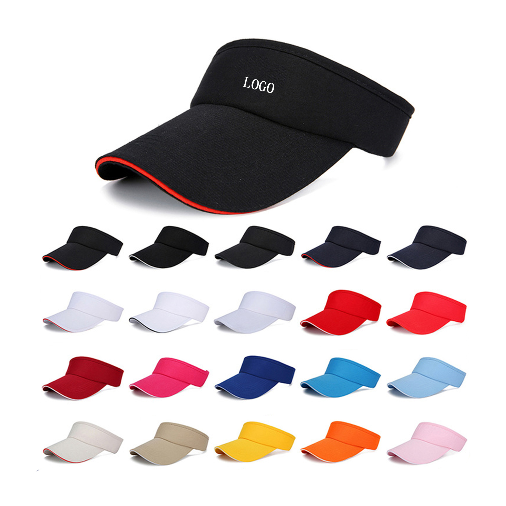 Sports Visor Hats For Tennis Baseball Golf Athletic Cycling Running