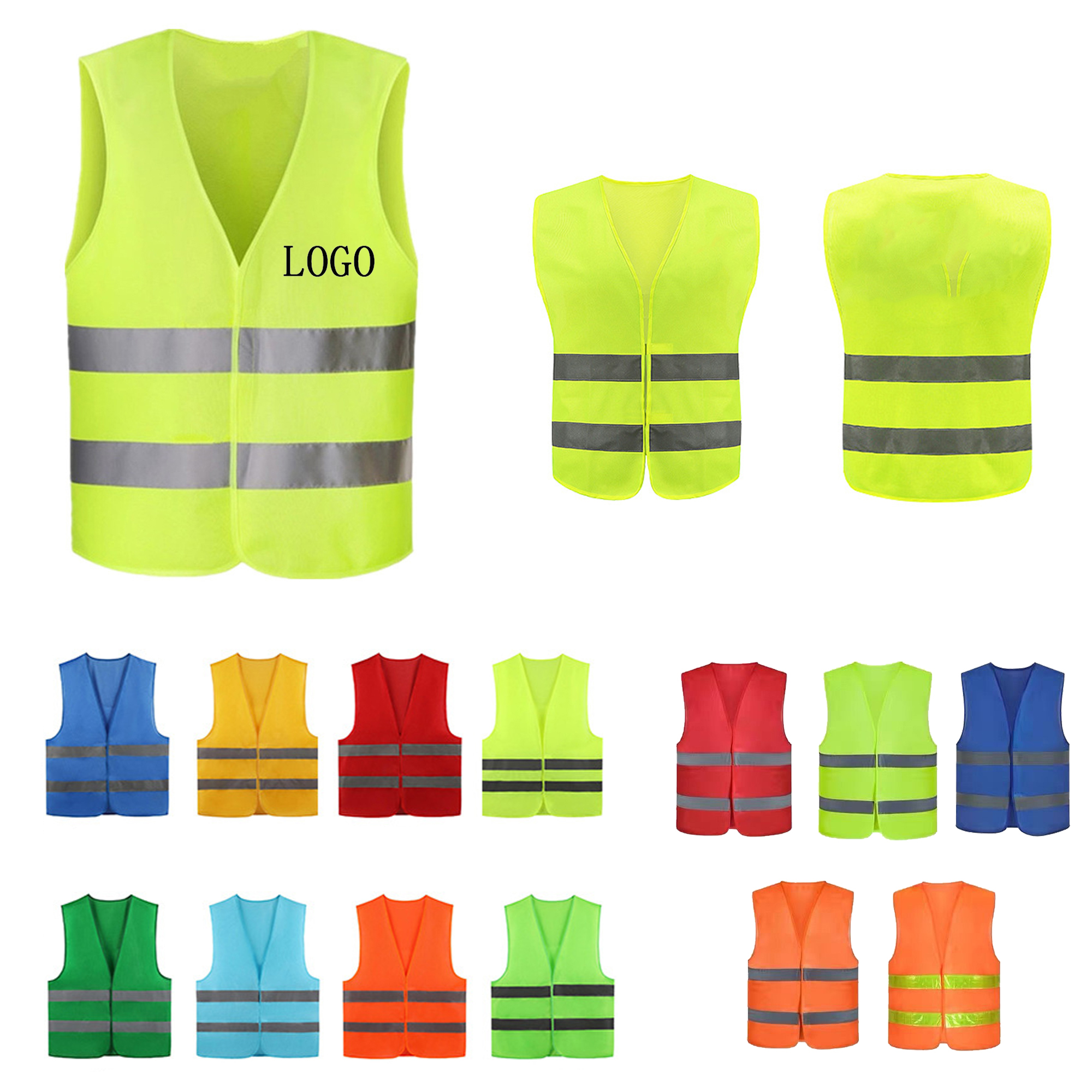 PeerBasics Safety Vests Reflective High Visibility Vest