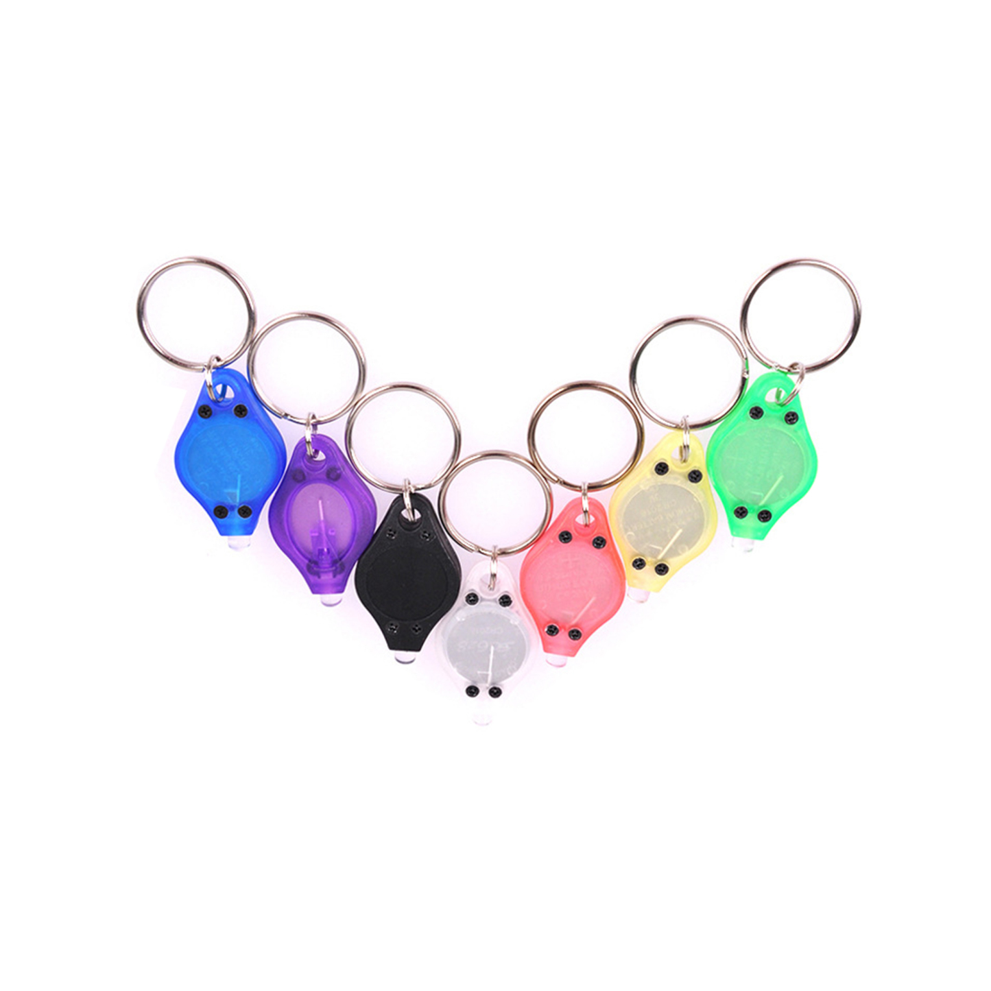 Mini Led Flashlight Keychain Portable Small Keychain