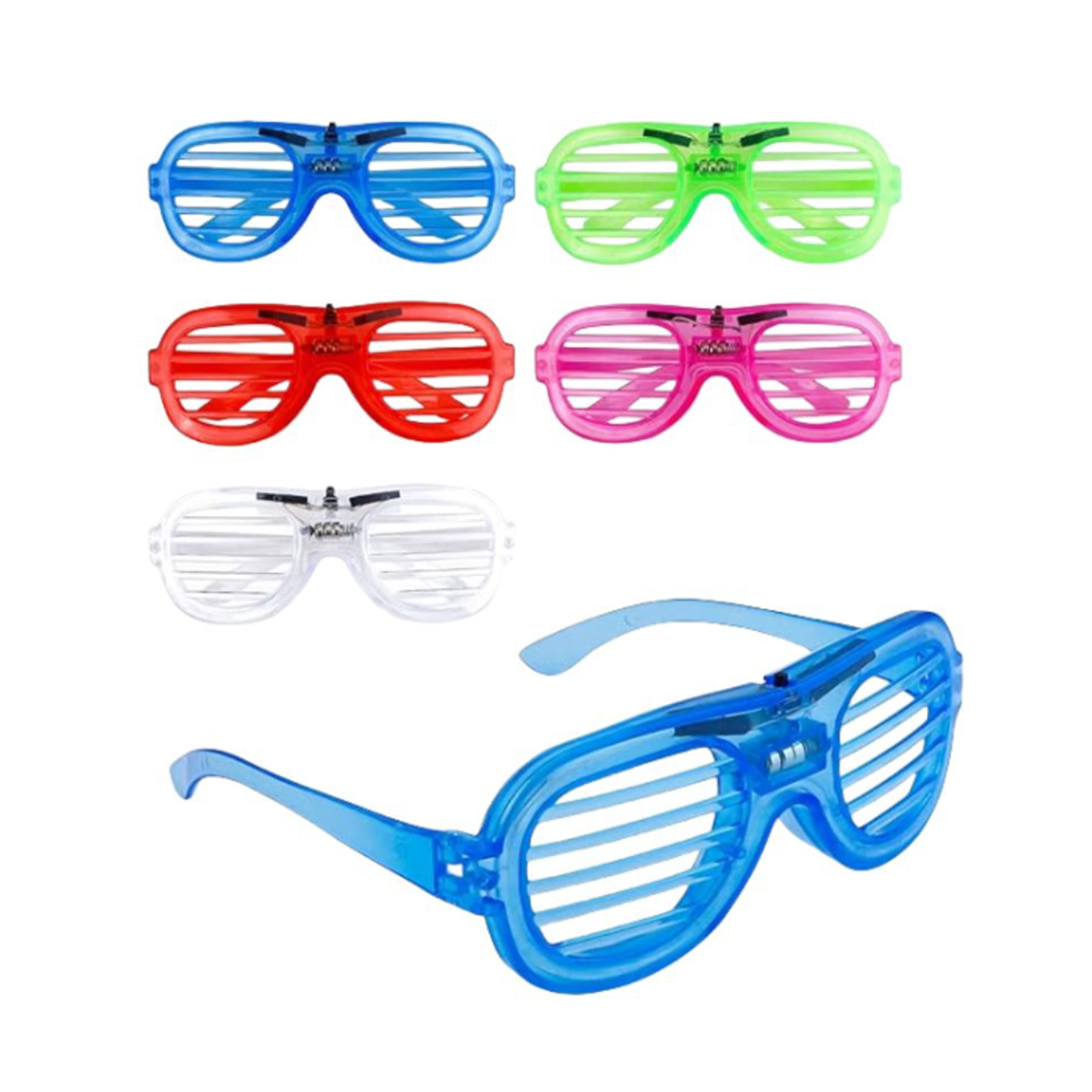 Shutter Shades Light Up Glasses Glow In The Dark