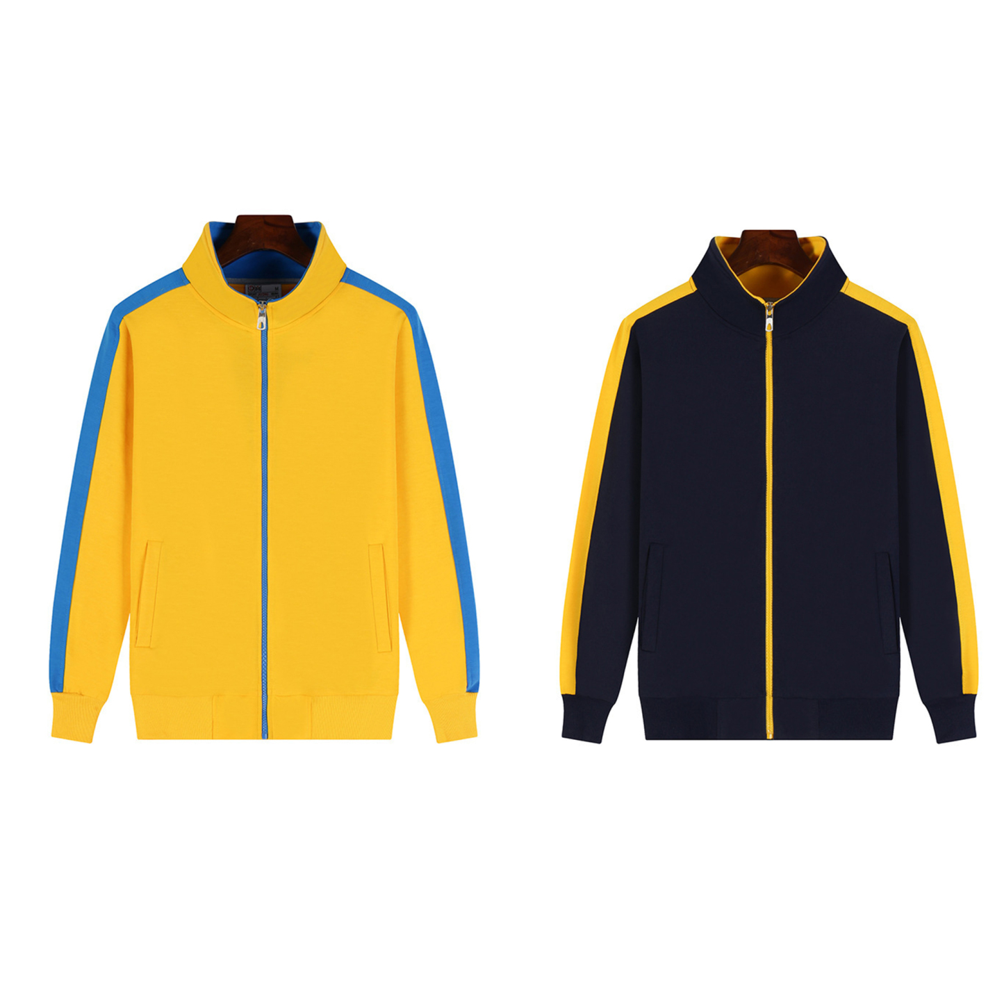 Zip-Up Long Sleeve Slim Fit Leisure Jacket