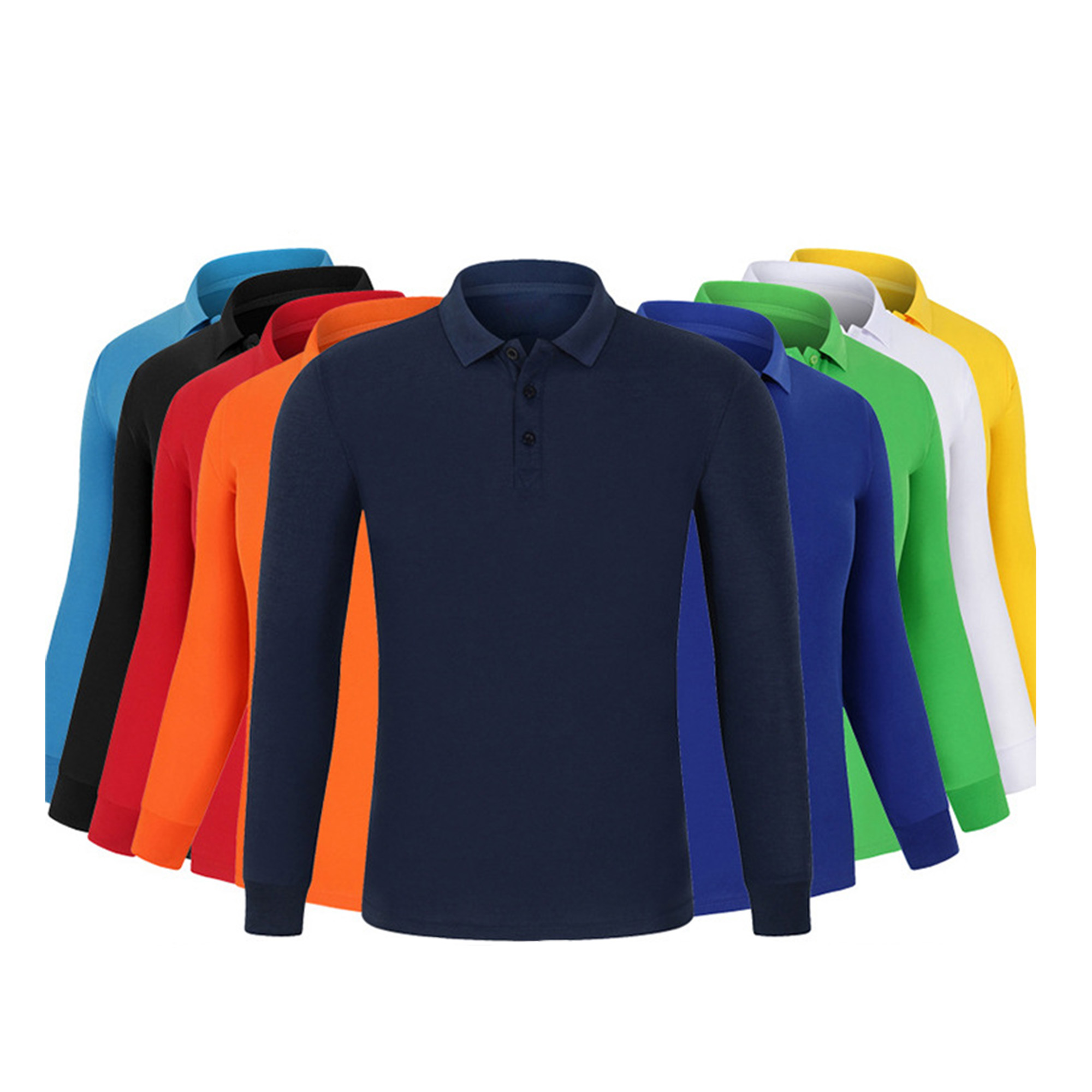Long Sleeve Polo Shirts Golf Polo Shirt 
