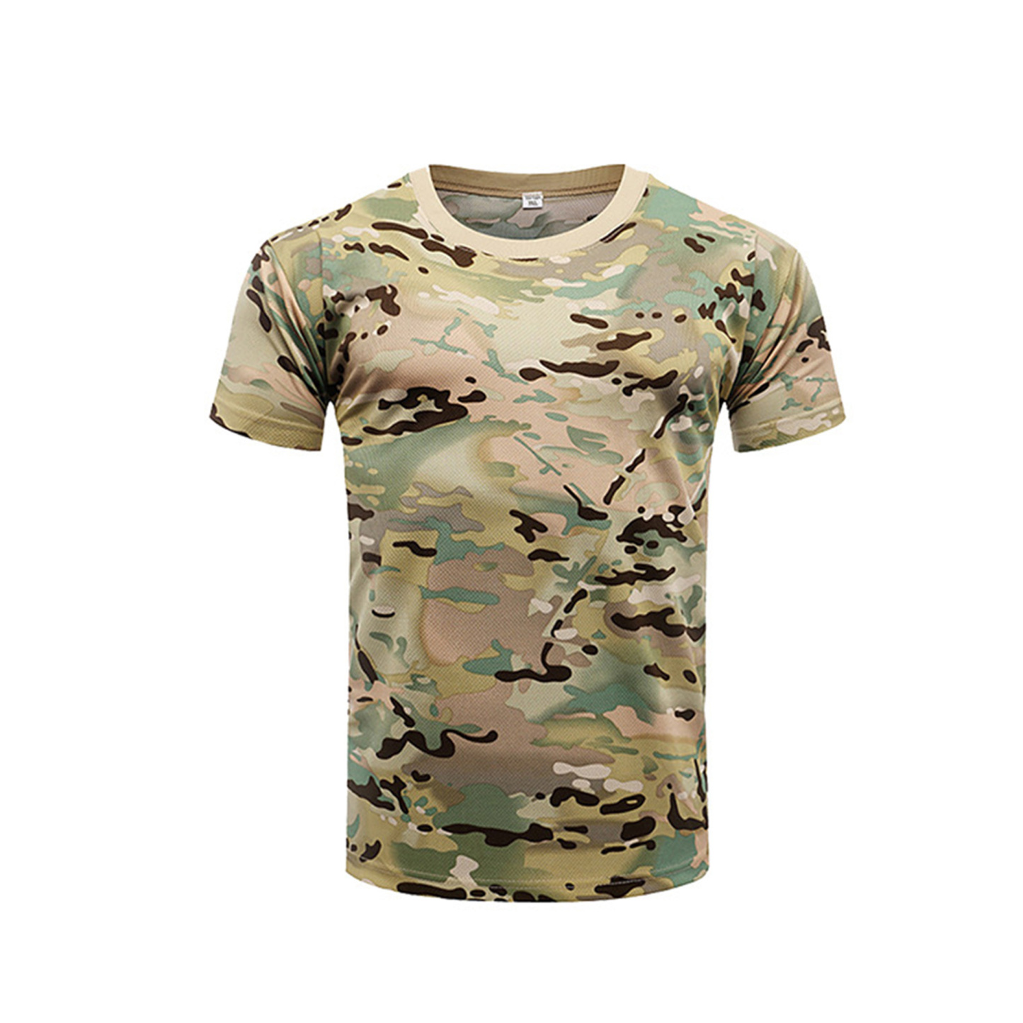 Camouflage T-Shirt Sports Fitness Short Sleeve Shirt