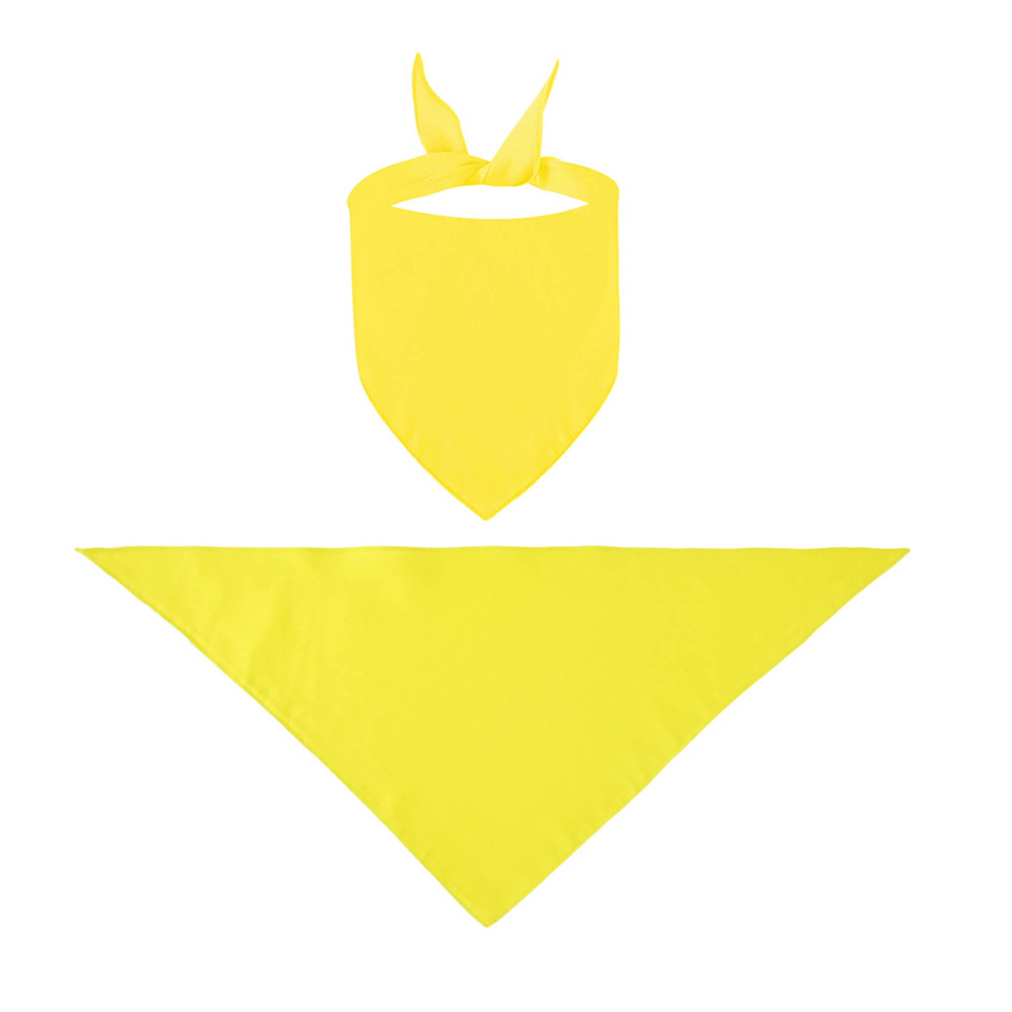 Plain Dog Adjustable Triangle Bandanas