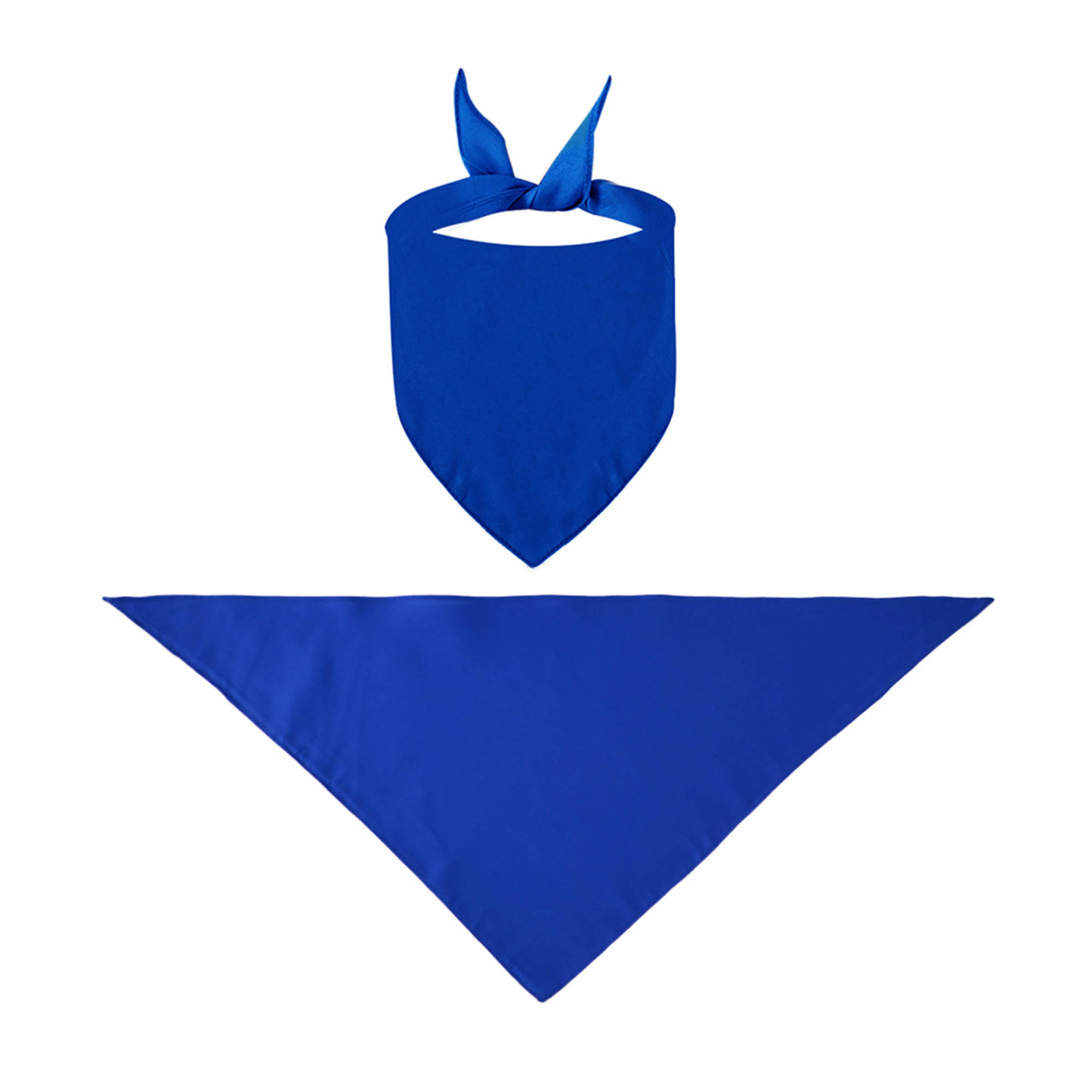 Plain Dog Adjustable Triangle Bandanas