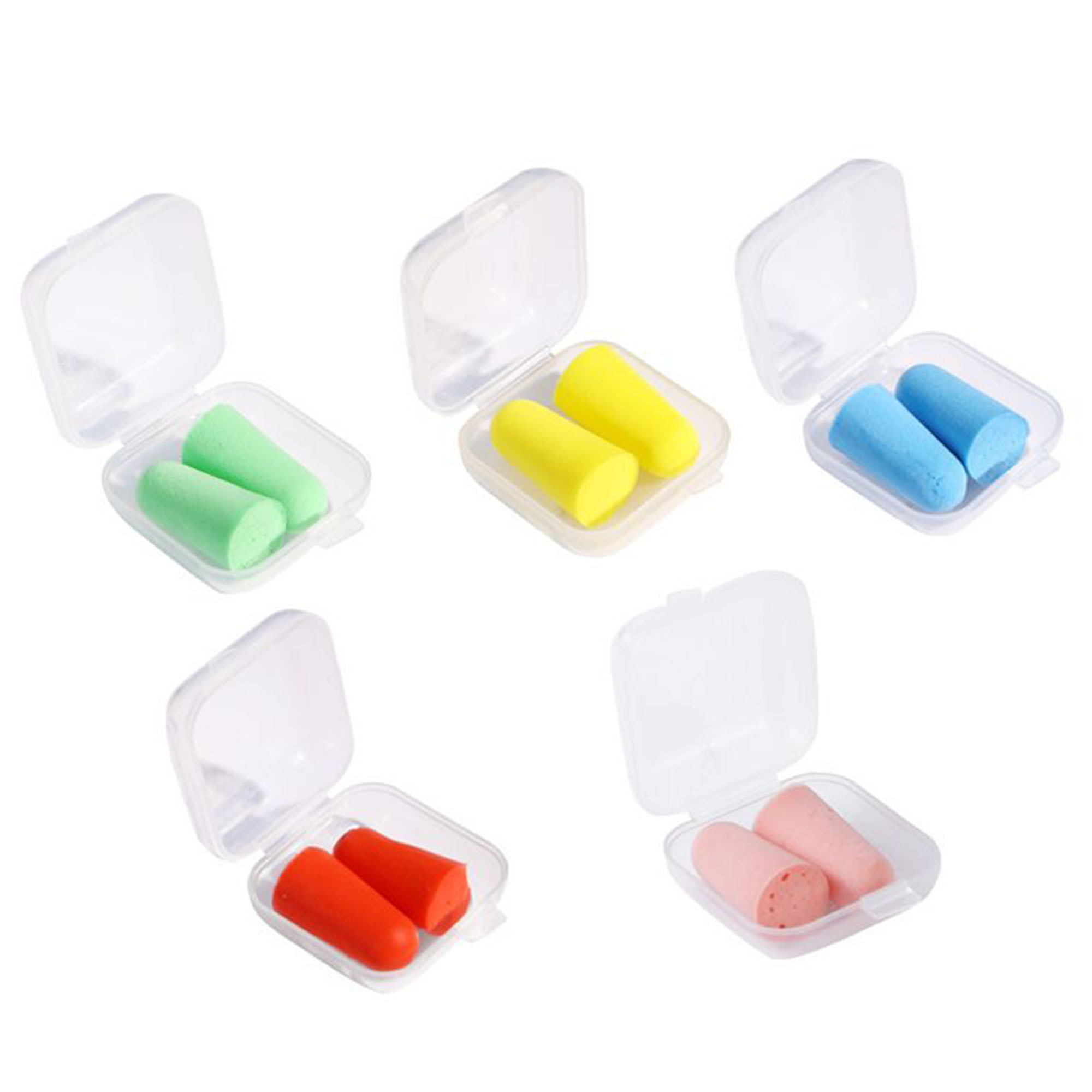 Soft Foam Hearing Protection Earplugs With Case
