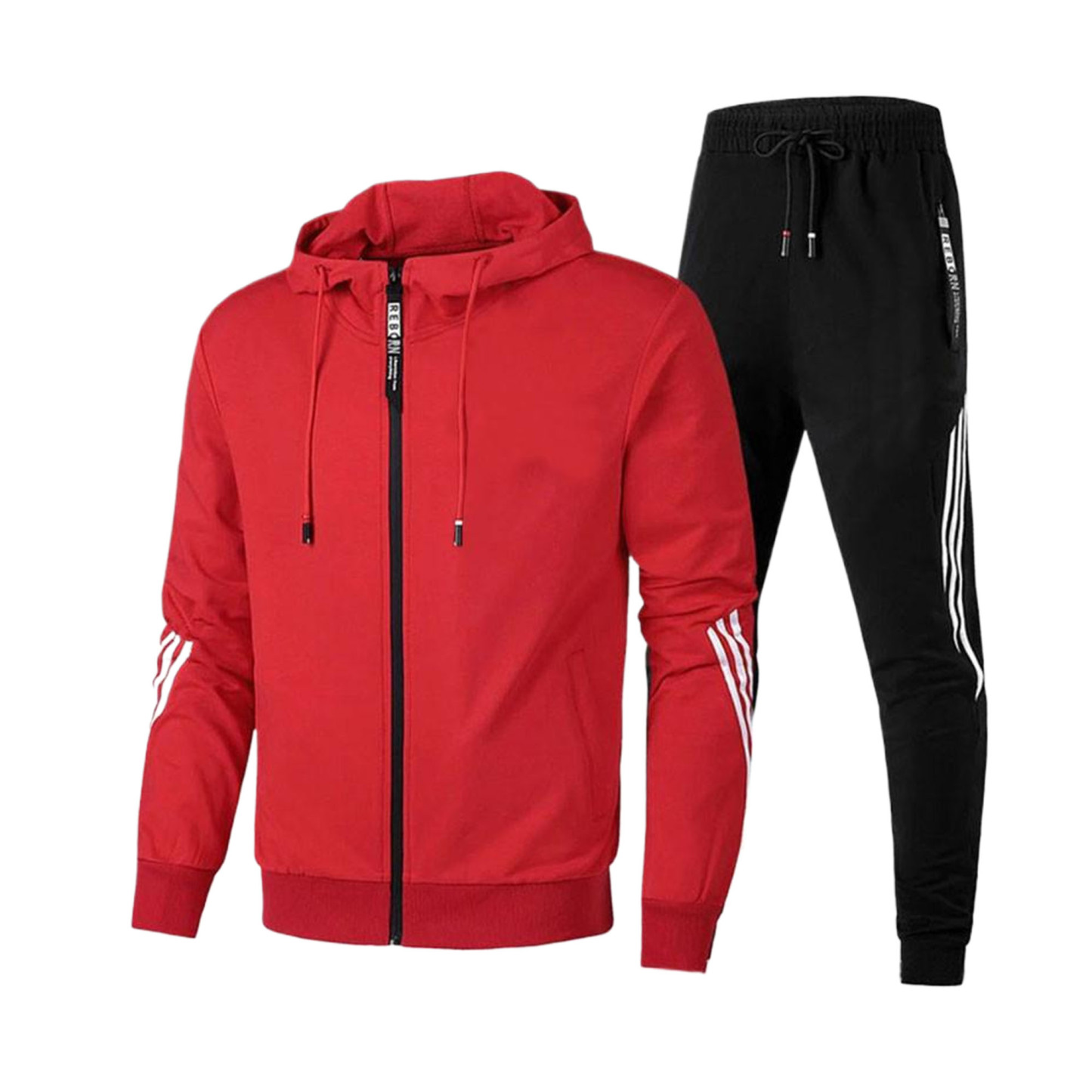 Tracksuit Set Full-Zip Sweatshirt 
