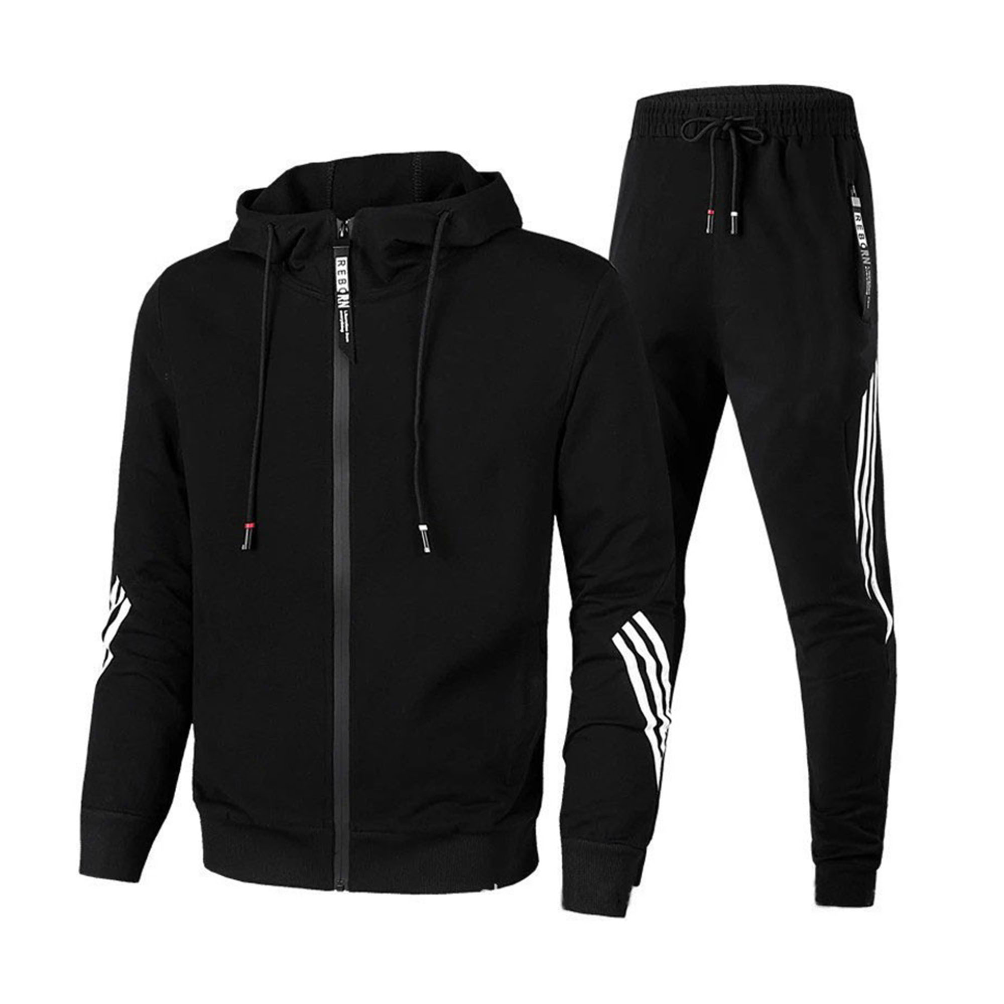 Tracksuit Set Full-Zip Sweatshirt 