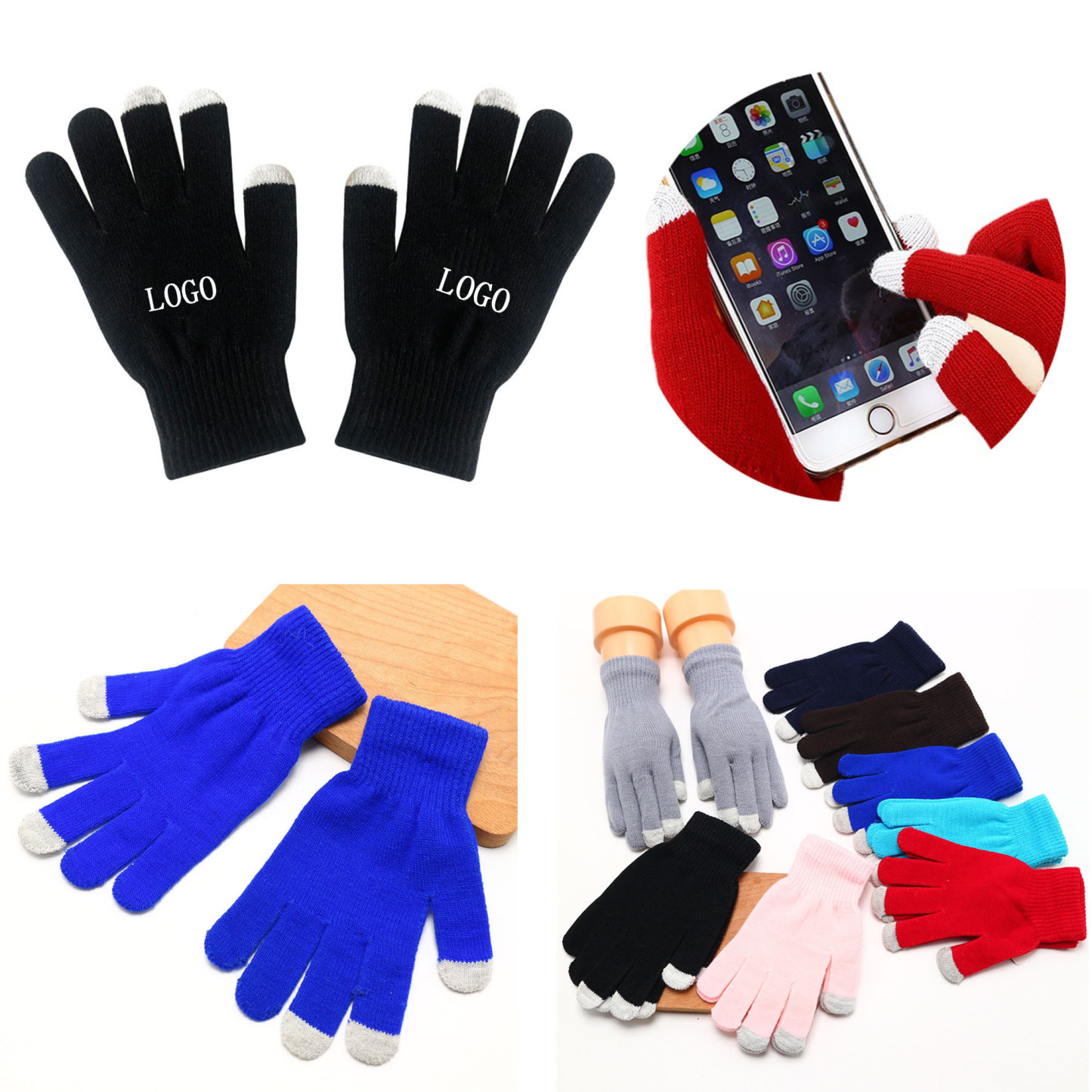 Touch Screen Gloves Knitted Texting Gloves