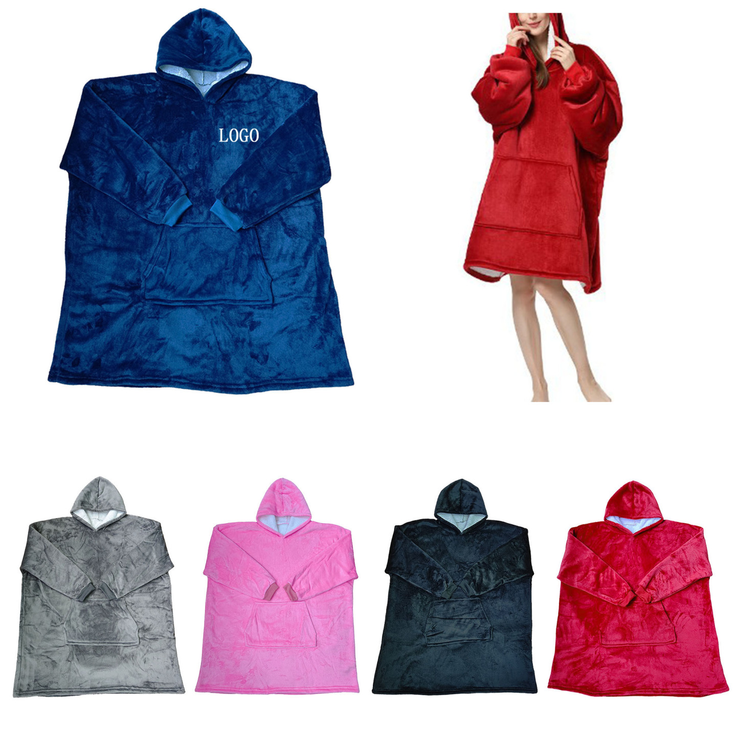 Wearable Blanket Hoodie