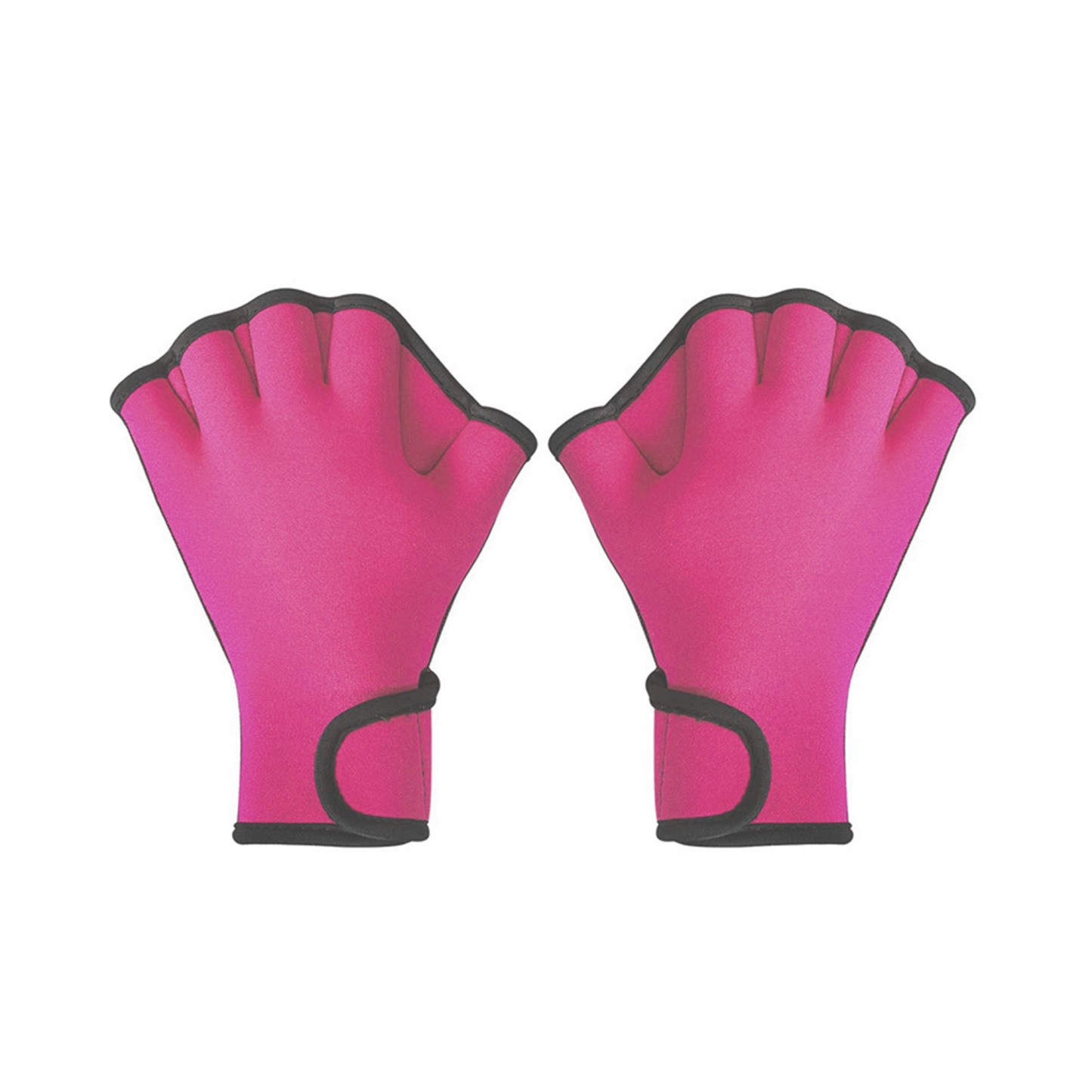 Swimming Gloves Webbed Fitness Water Resistance Training Mittens 